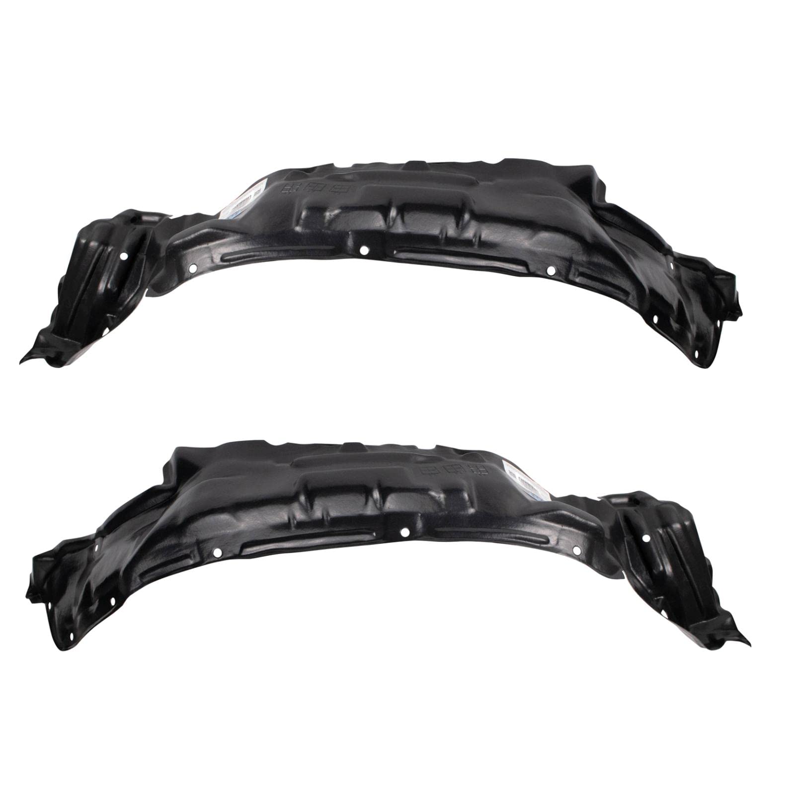 Trq Front Inner Fender Liner Set Compatible With 1993-1995 Toyota Pickup To1250102 To1251105