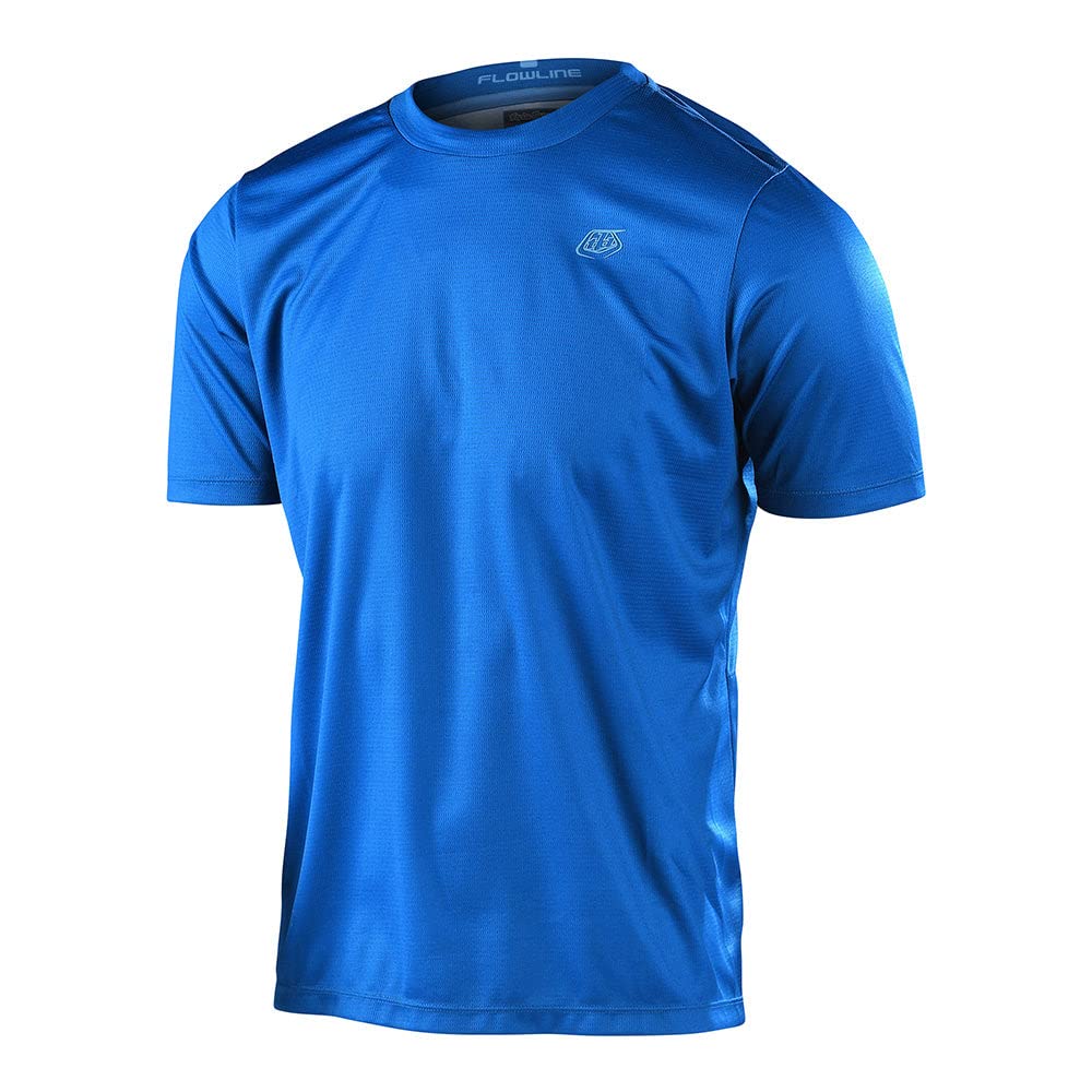 Troy Lee Designs Cycling MTB Bicycle Mountain Bike Jersey Shirt for Men, Flowline SS Revert (Blue, Medium)
