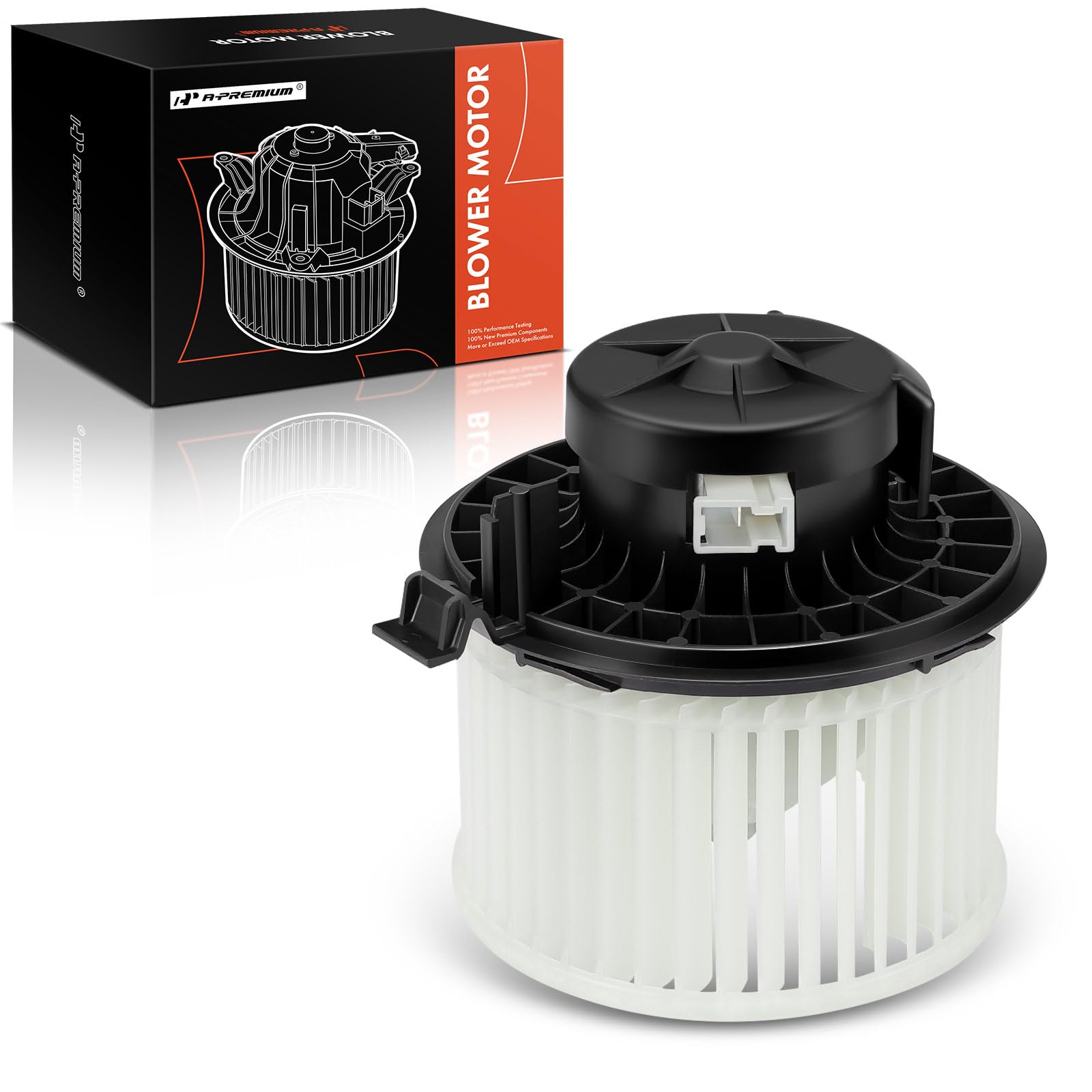 A-Premium HVAC Heater Blower Motor Assembly Compatible with Nissan Vehicles - Versa 2007 2008 2009 2010 2011 - Front Side, Repla