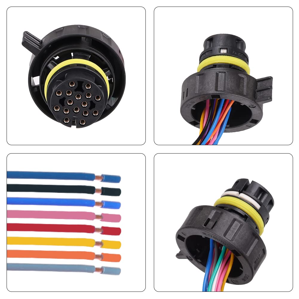 WMPHE Compatible with 6l80E 6l90E External Harness Repair Kit Chevy GMC 6L80E 6L90E, Automatic Transmission 6R60 6R80 6R75, Wiri