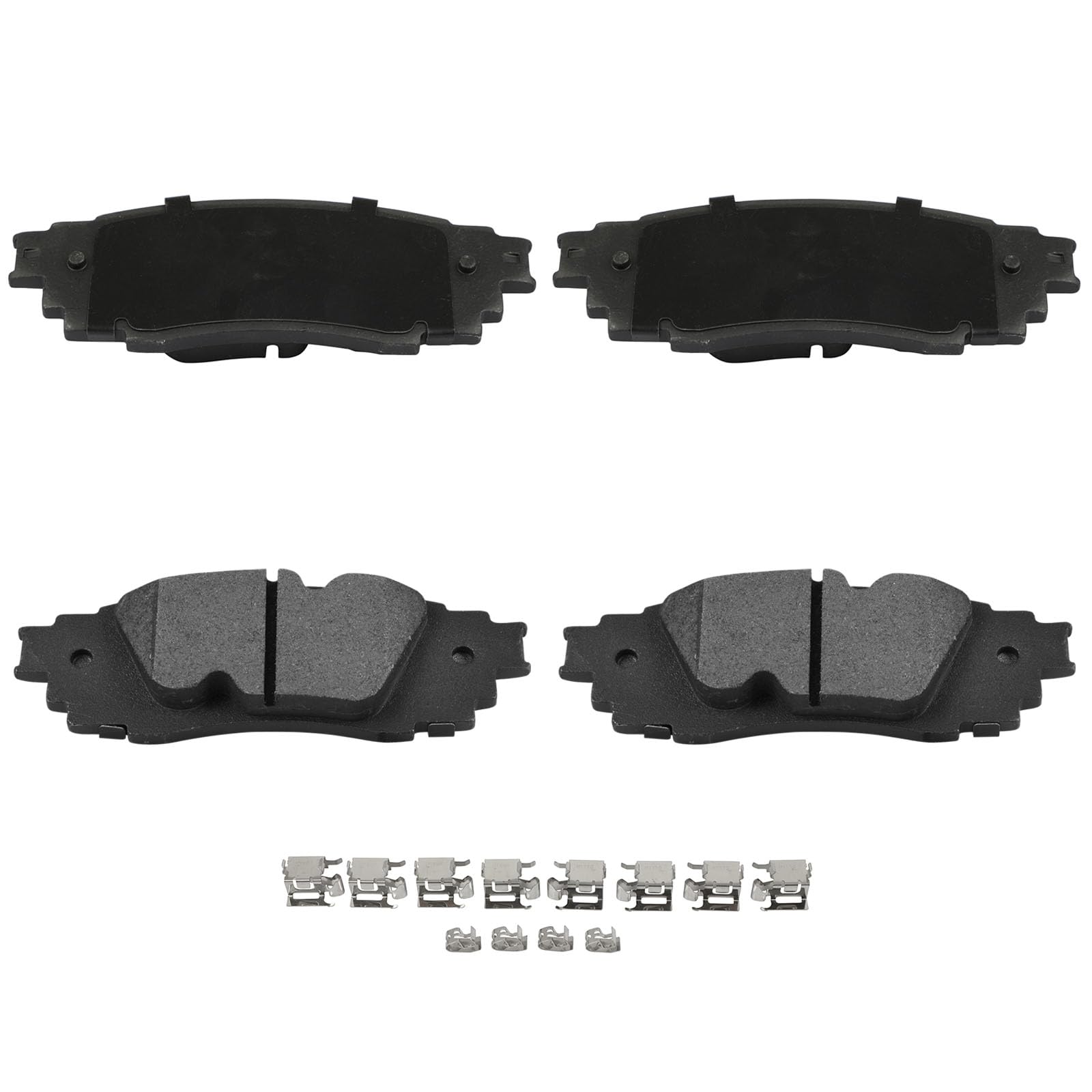 Automuto 4Pcs Rear Metallic Disc Brake Pads Set D1879 For Lexus Es250 21-22/Rx350 16-22/Rx350L 18-22/Rx450H 16-22/X450Hl 18-22/U