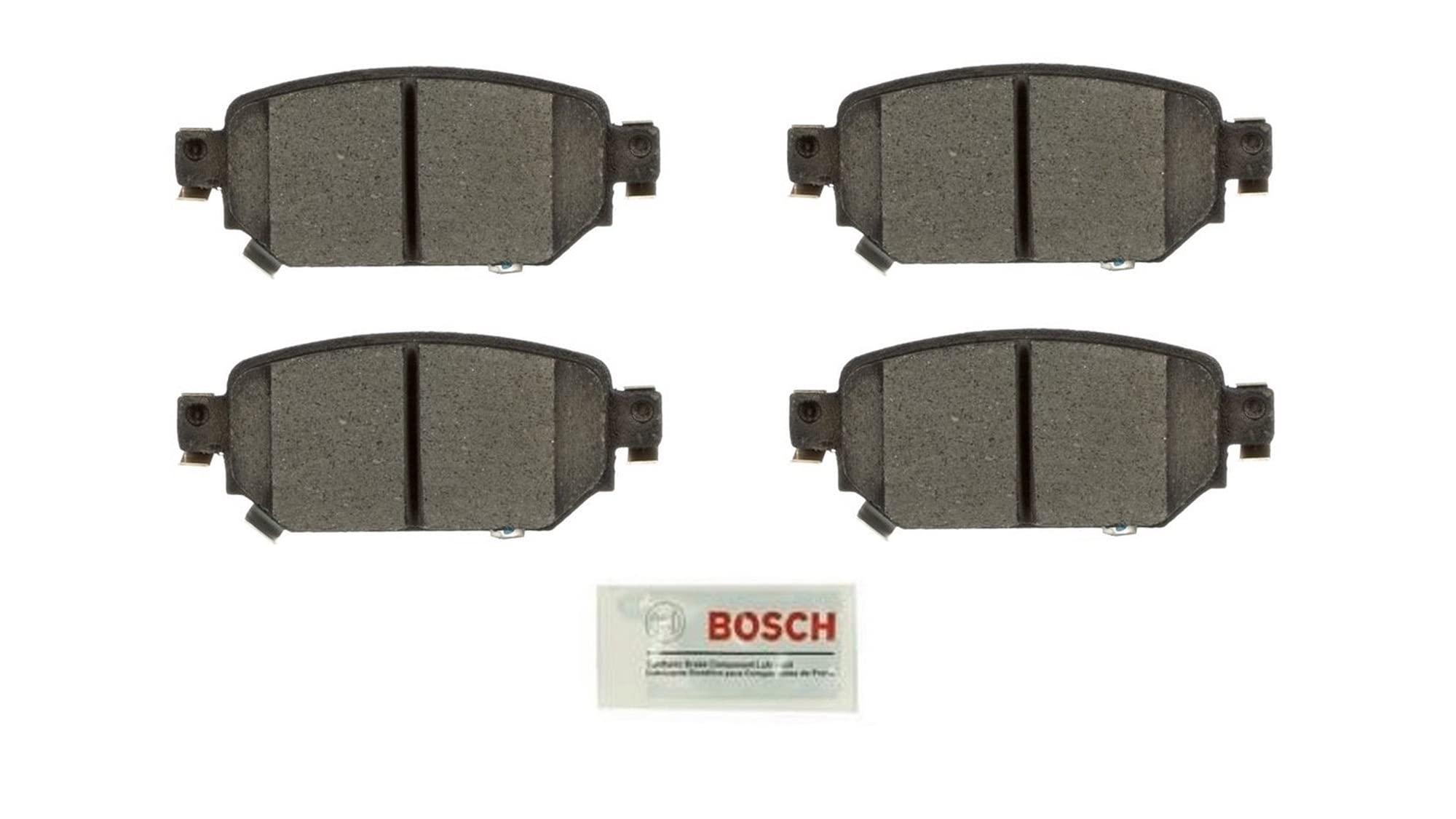 BOSCH BC2042 QuietCast Premium Ceramic Disc Brake Pad Set - Compatible with Select Mazda 3, 3 Sport, CX-3; REAR
