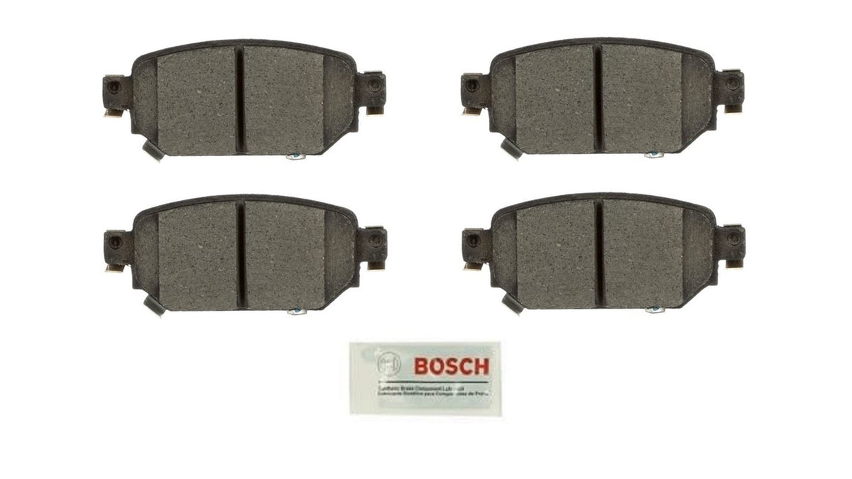 BOSCH BC2042 QuietCast Premium Ceramic Disc Brake Pad Set - Compatible with Select Mazda 3, 3 Sport, CX-3; REAR