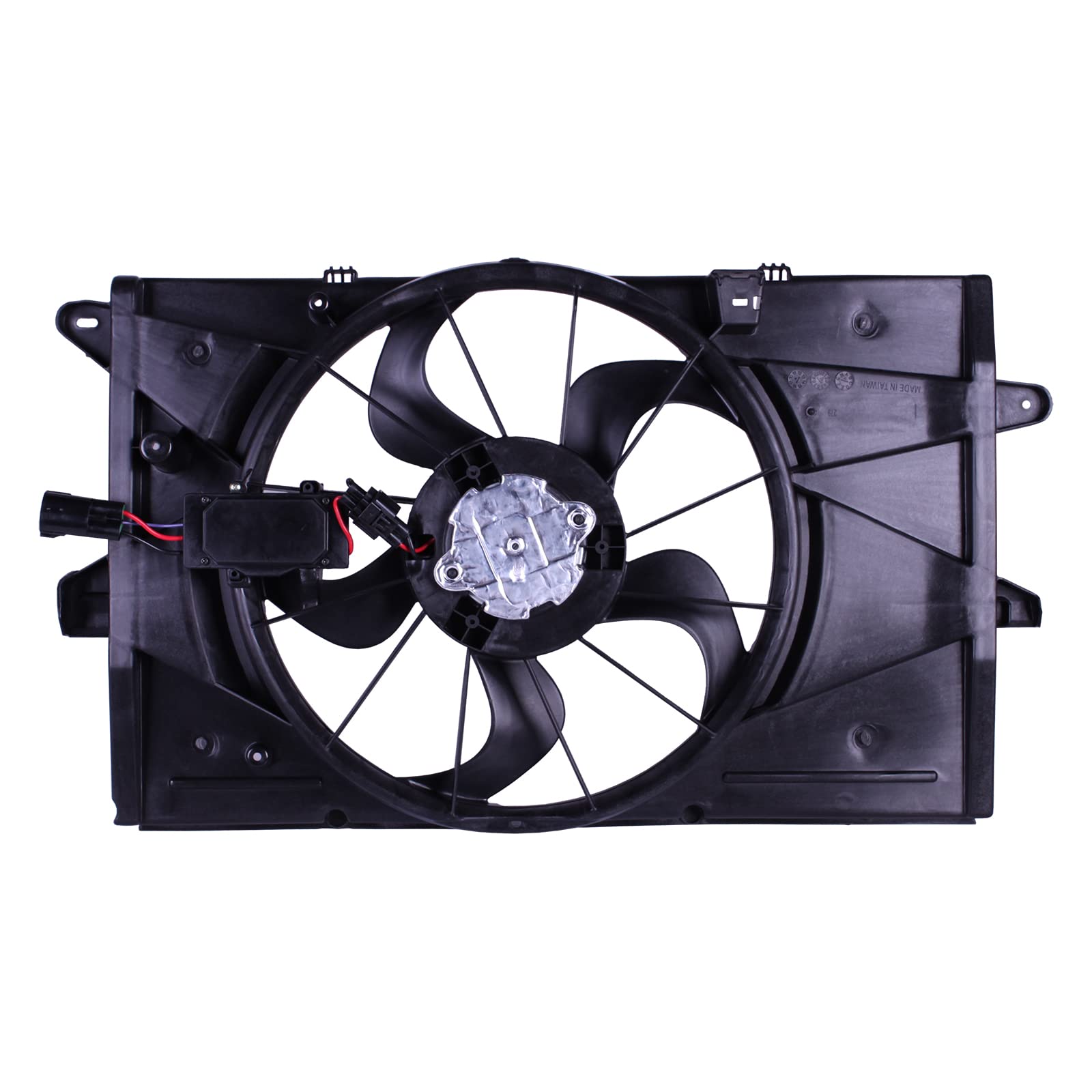 TYG OE Replacement(CAPA Quality) Cooling Fan for 09-12 Lincoln MKS 3.5L/ 3.7L, 08-09 Mercury Sable/Ford Taurus X 3.5L, 08-12 Tau