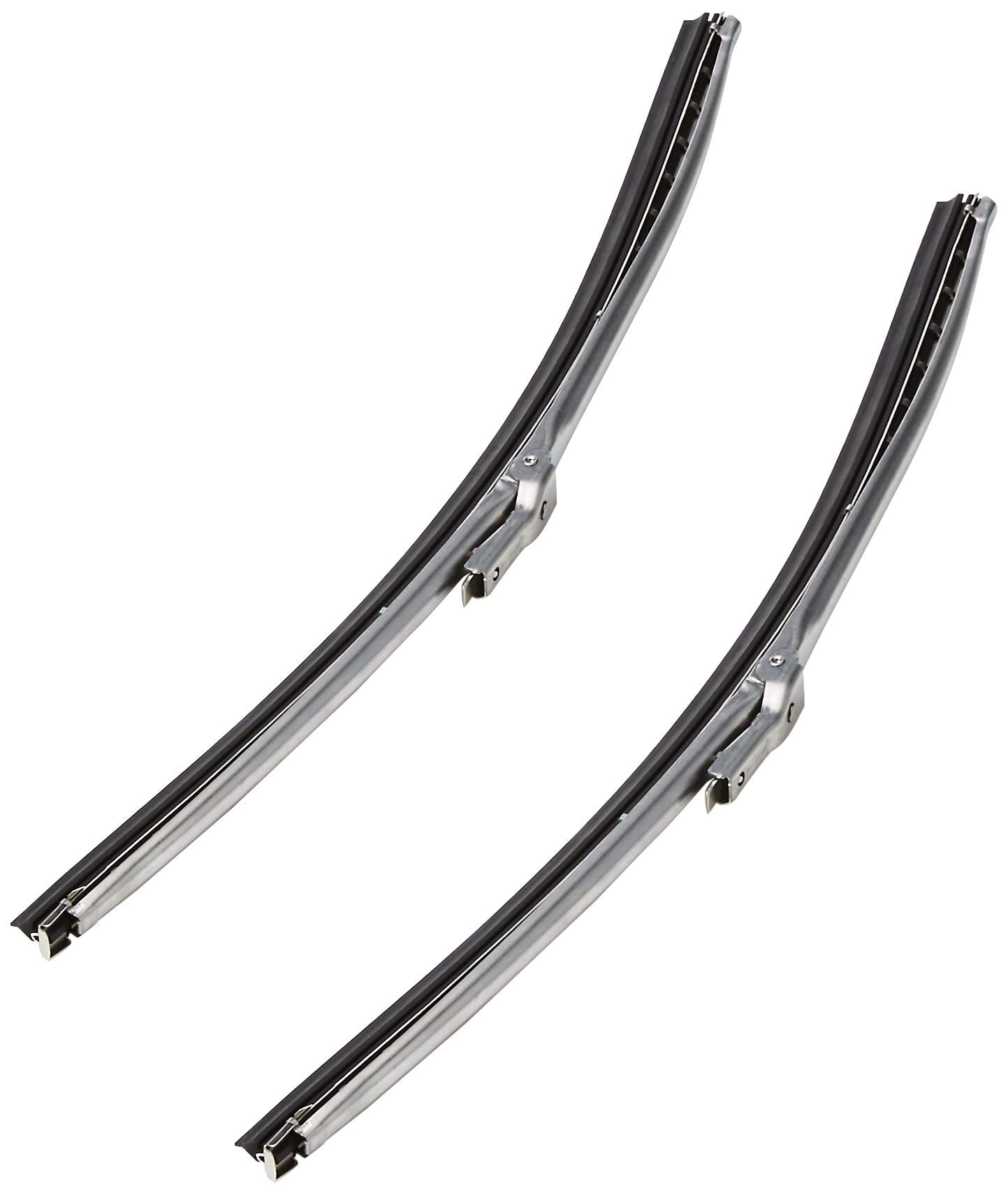 2 Wiper Set - Trico 33-150 Classic Silver Wiper Blades - 15'' Fits 7Mm Bayonet Wiper Arms (Pack Of 2 Wipers)