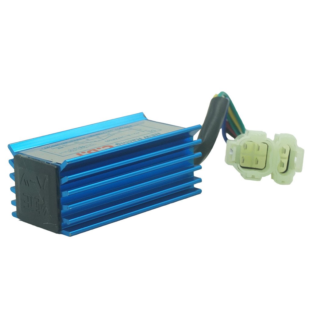 Glixal Atmt1-147 Gy6 High Performance Racing Blue Cdi Box 50Cc 125Cc 150Cc 139Qmb 152Qmi 157Qmj Chinese Scooter Moped Go Kart Atv Quads No Rev Limit