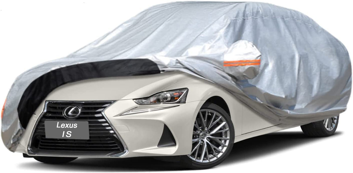 Gunhyi Car Cover Custom Fit Lexus Is Is250 Is300 Is350 (2015-2025) Waterproof For Automobiles, Oxford Sun Rain Dust Snow Protect