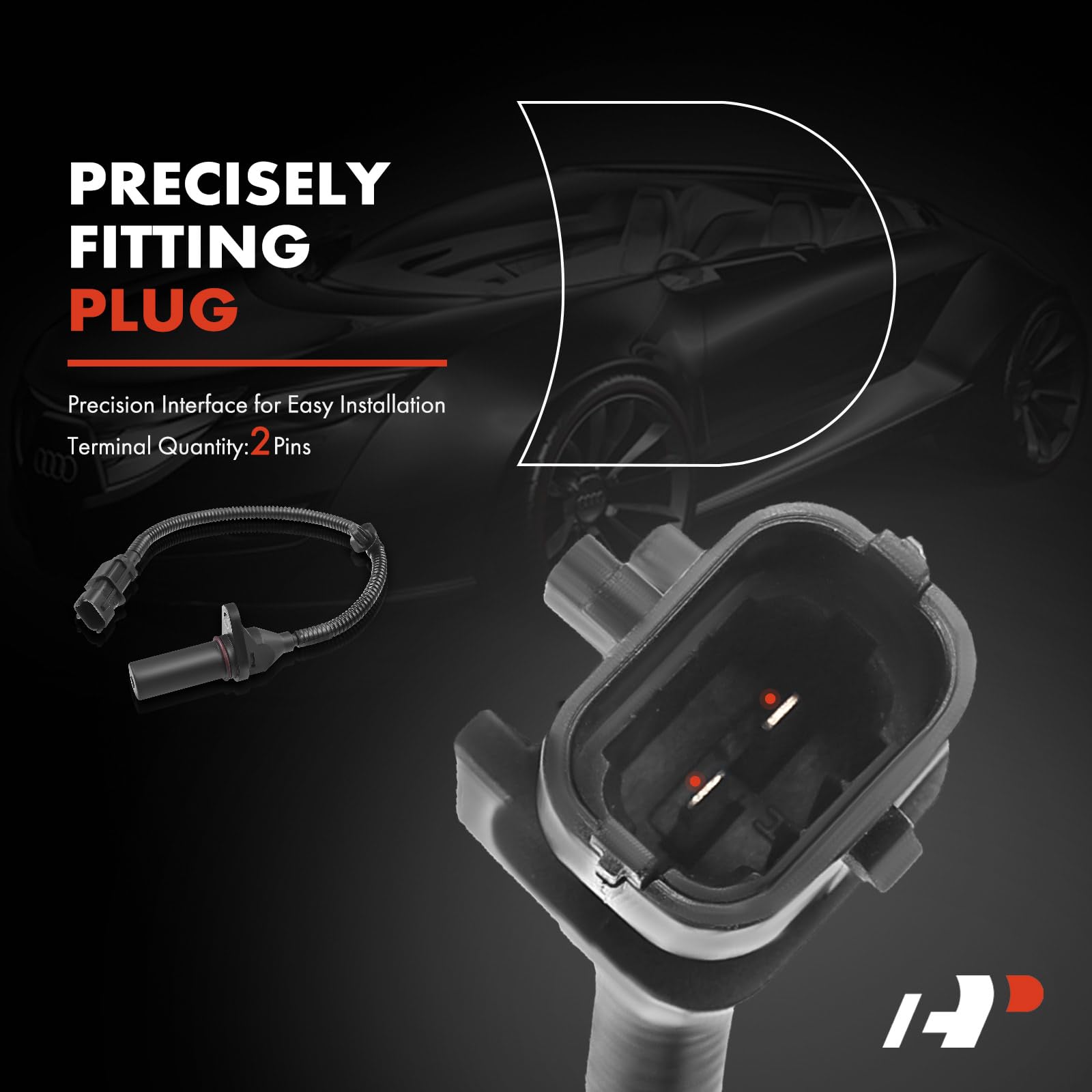 A-Premium 39180-2B000 Engine Crankshaft Position Sensor Compatible with Hyundai, Kia & Dodge Models - Elantra 11-20, Soul, Forte