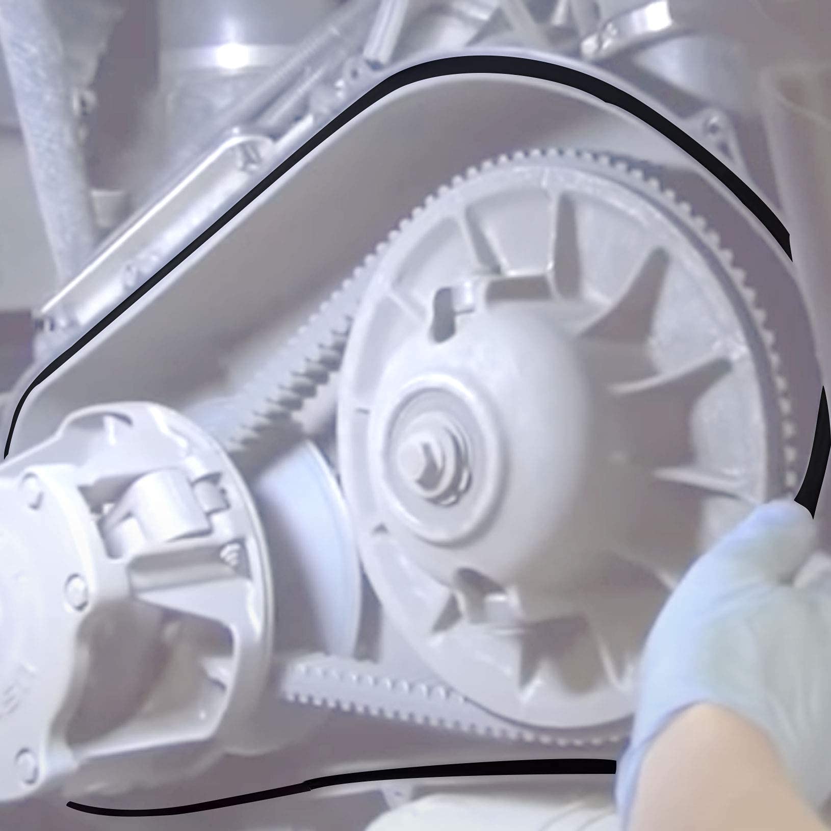 Hjsiutv Belt Box Outer Clutch Cover Seal Replacement For 2014-2020 Polaris Rzr 900S Xp 1000 Ranger Xp 900 570-4 Crew Ace General