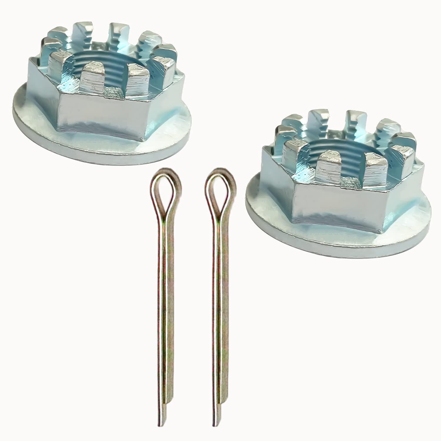 Seasail Set Of 2 Rear Axle Nuts W/Pin New Compatible With Honda Trx400Ex 400 1999-2008 300Ex