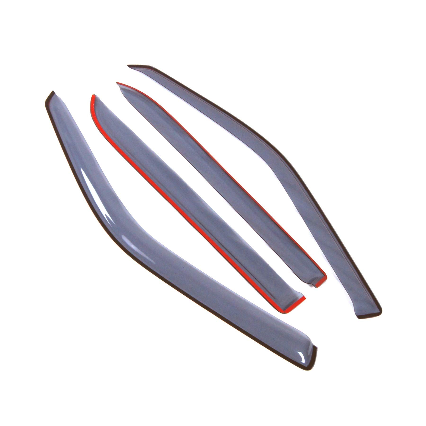 Car Window Rain Guard | Outside Mount Visors Auto Side Window Deflectors | Windows Visor Rain Shields Compatible With 2002- Linc