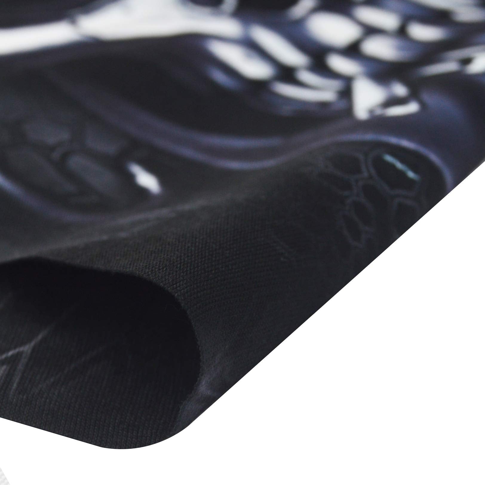 Obacle Skull Face Mask Half for Dust Wind UV Sun Protection Seamless 3D Tube Mask Bandana for Men Women Durable Thin Skeleton Ma