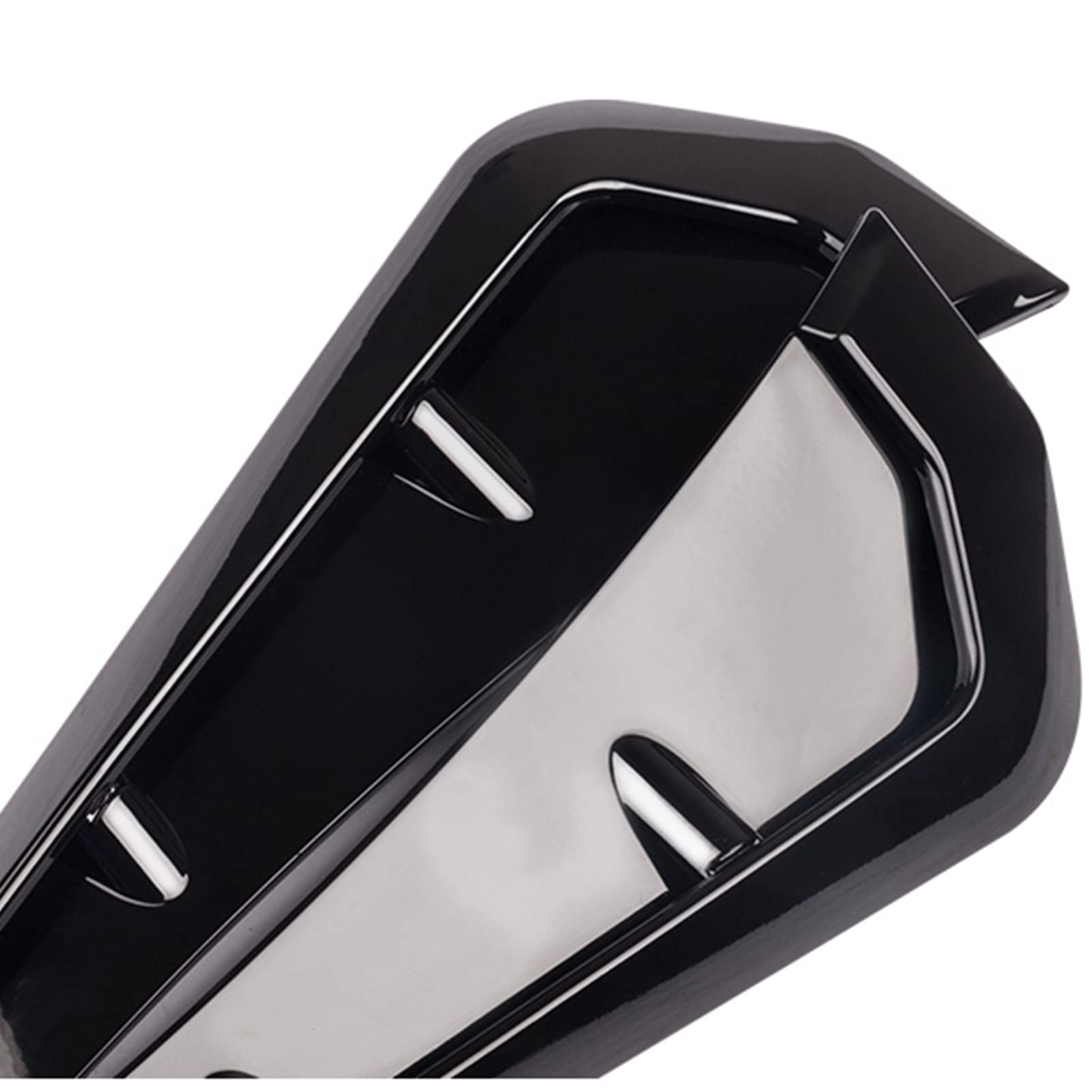 Qiilu Car Side Vents, 2 Pcs Air Vent Trim Cover, Decorative Stickers, Car Hood Vent Scoop Kit For Honda Etc