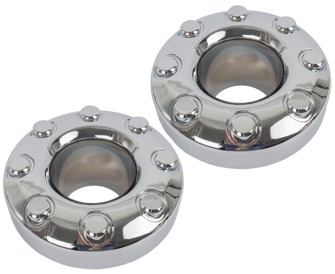 Karpal 5C3Z1130Ta Dually 4X4 Open Front Wheel Center Hub Cap Compatible With Ford 2005-2016 Ford F-350 F350 (Pack Of 2)