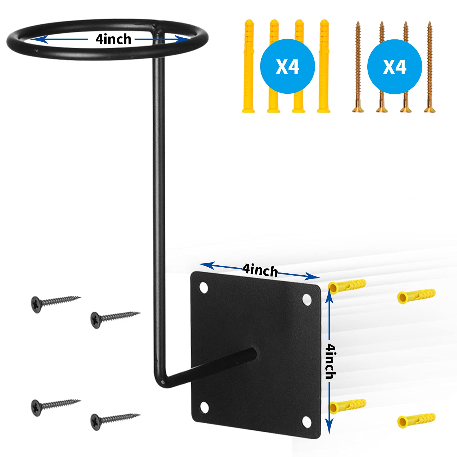 Ilm 3 Pack Helmet Holder Rack Hook Helmets Stand Wall Mount Jacket Hanger Motorcycle Accessories