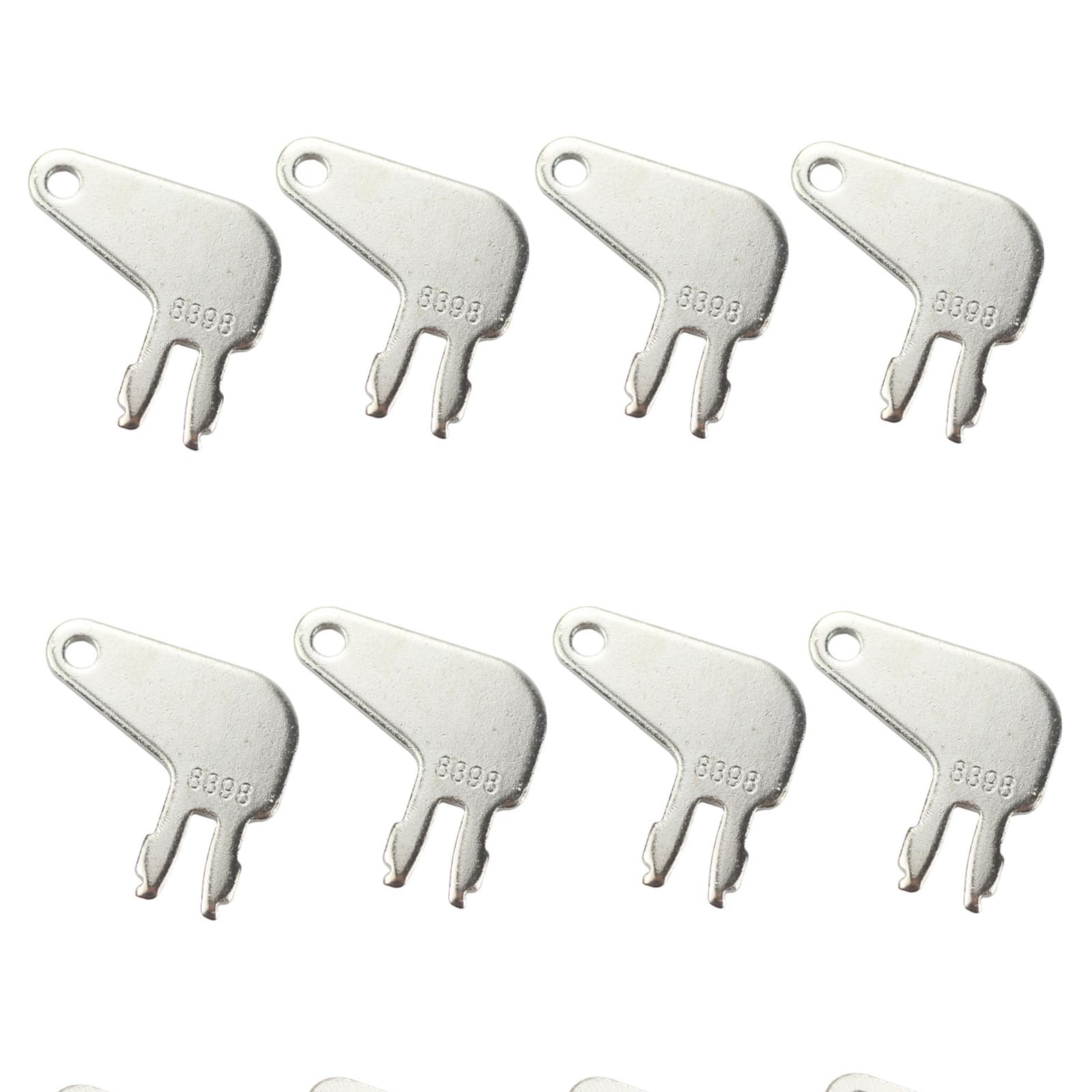 6Pcs 8H5306 Cat Disconnect Key 8398 Compatible With Cater-Pillar And Older Ignitions Battery Disconnect And Koma-Tsu Machines