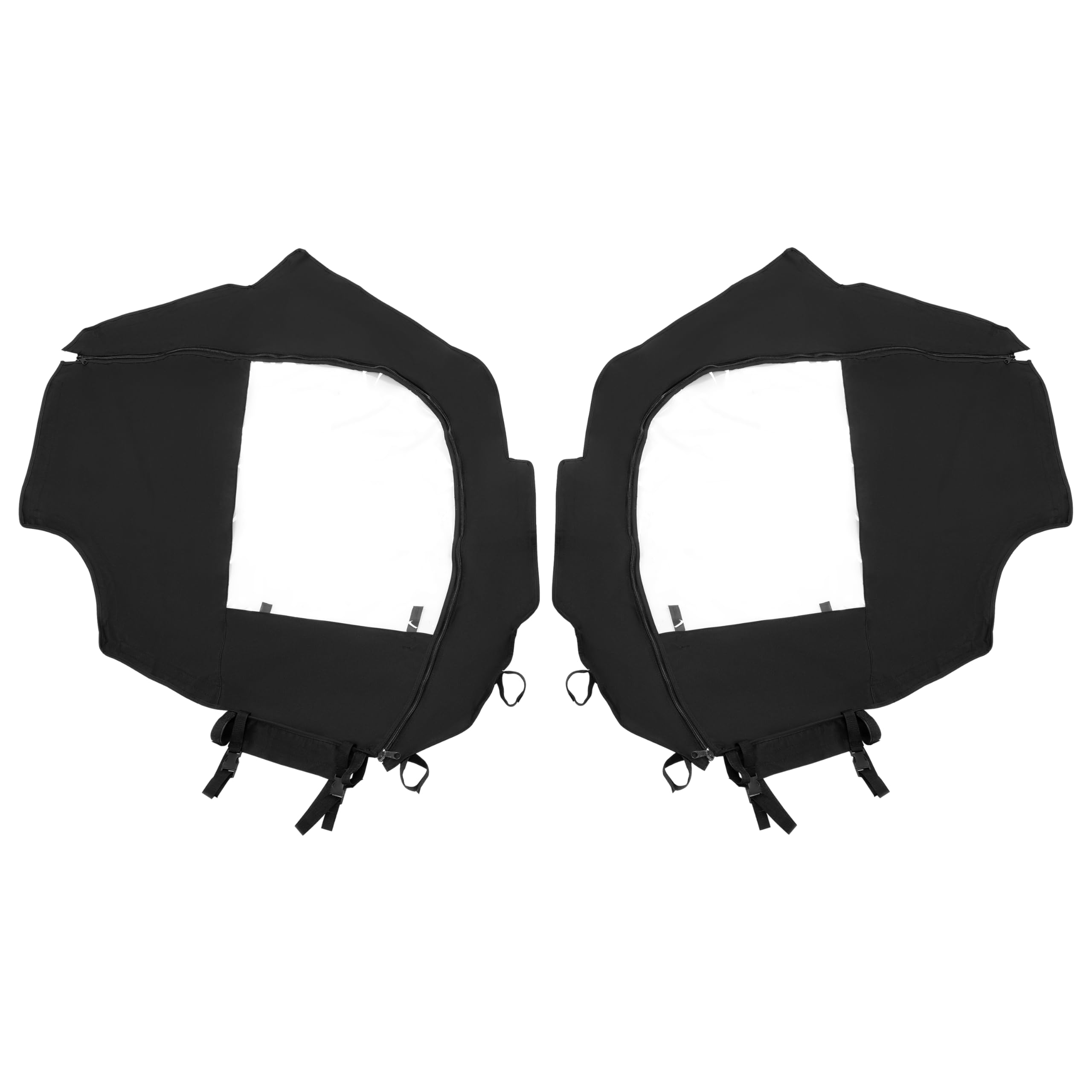 Kuafu Soft Door & Rear Panel Enclosure Compatible With 2011-2020 Can-Am Commander 800 + 1000 Soft Cab Enclosure Upper Doors