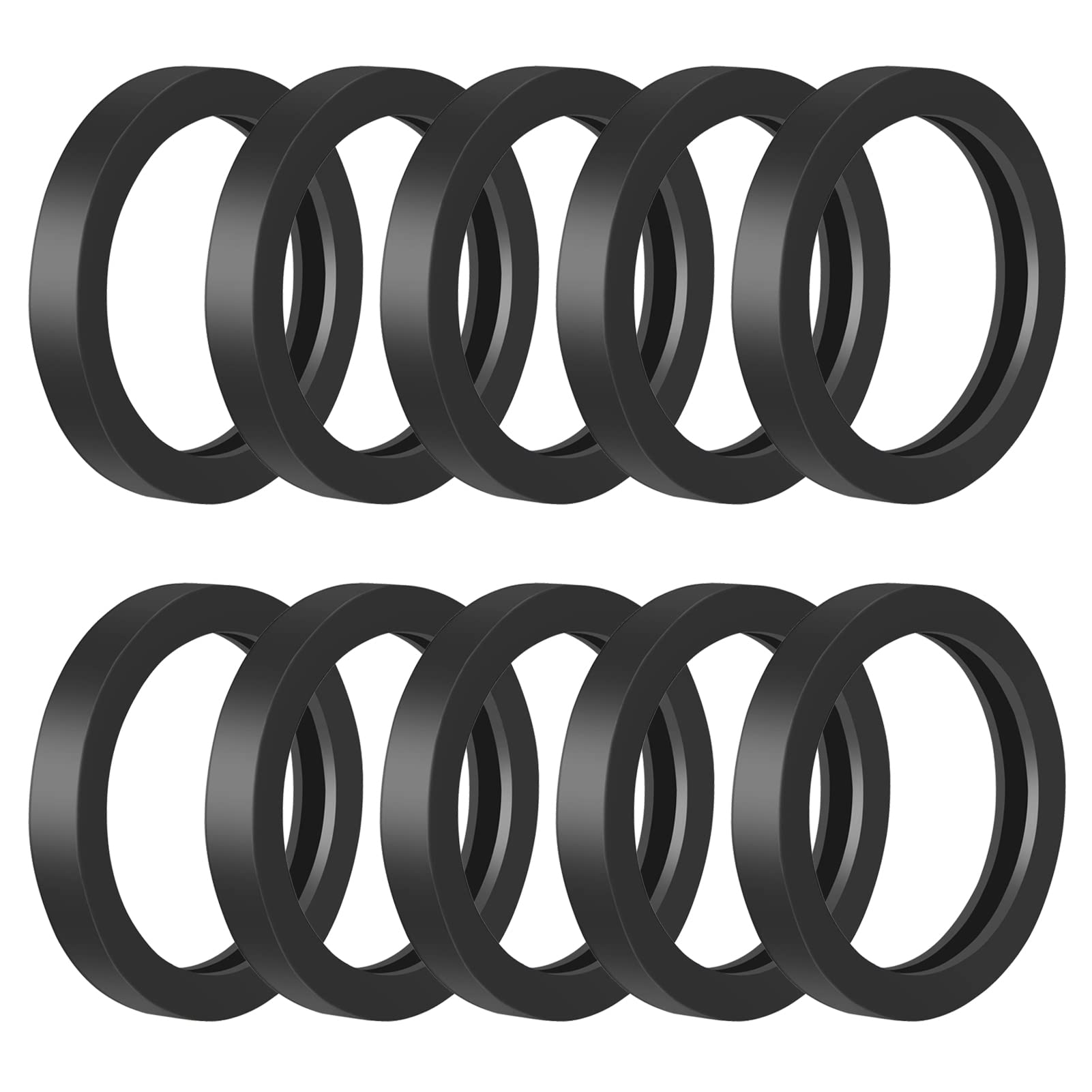 10Pcs Replacement Gas Gaskets Gas Can Spout Gaskets Fuel Washer Seals Rubber Fuel Can Spout Seals Compatible With Most Gas Can Spout