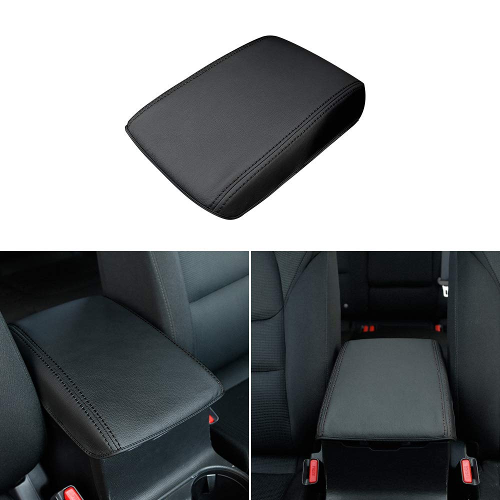 INTGET Black Car Center Console Cover for Mazda CX-5 (2018-2024) - Armrest Protector, Dog Seat Lid Cover, Accessories