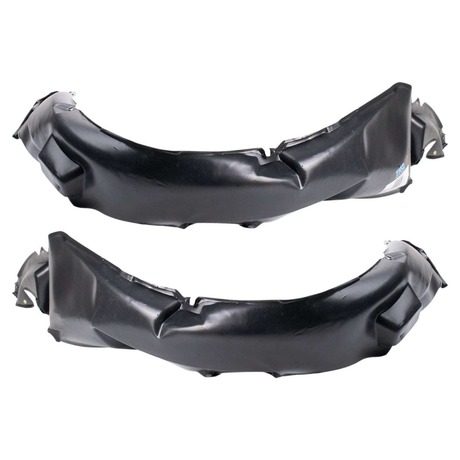 Trq Front Inner Fender Liner Set Compatible With 2010-2013 Kia Forte Ki1248113 Ki1249113