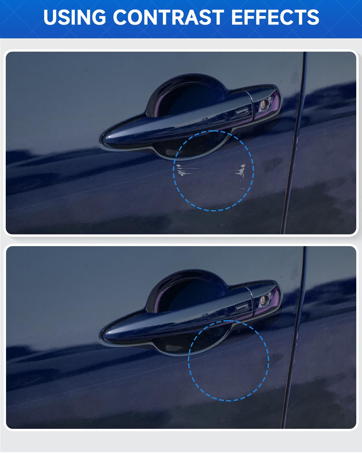 8Q4 Reservoir Blue Touch Up Paint Compatible with Toyota Exact Match Touch Up Paint Car Scratch Repair