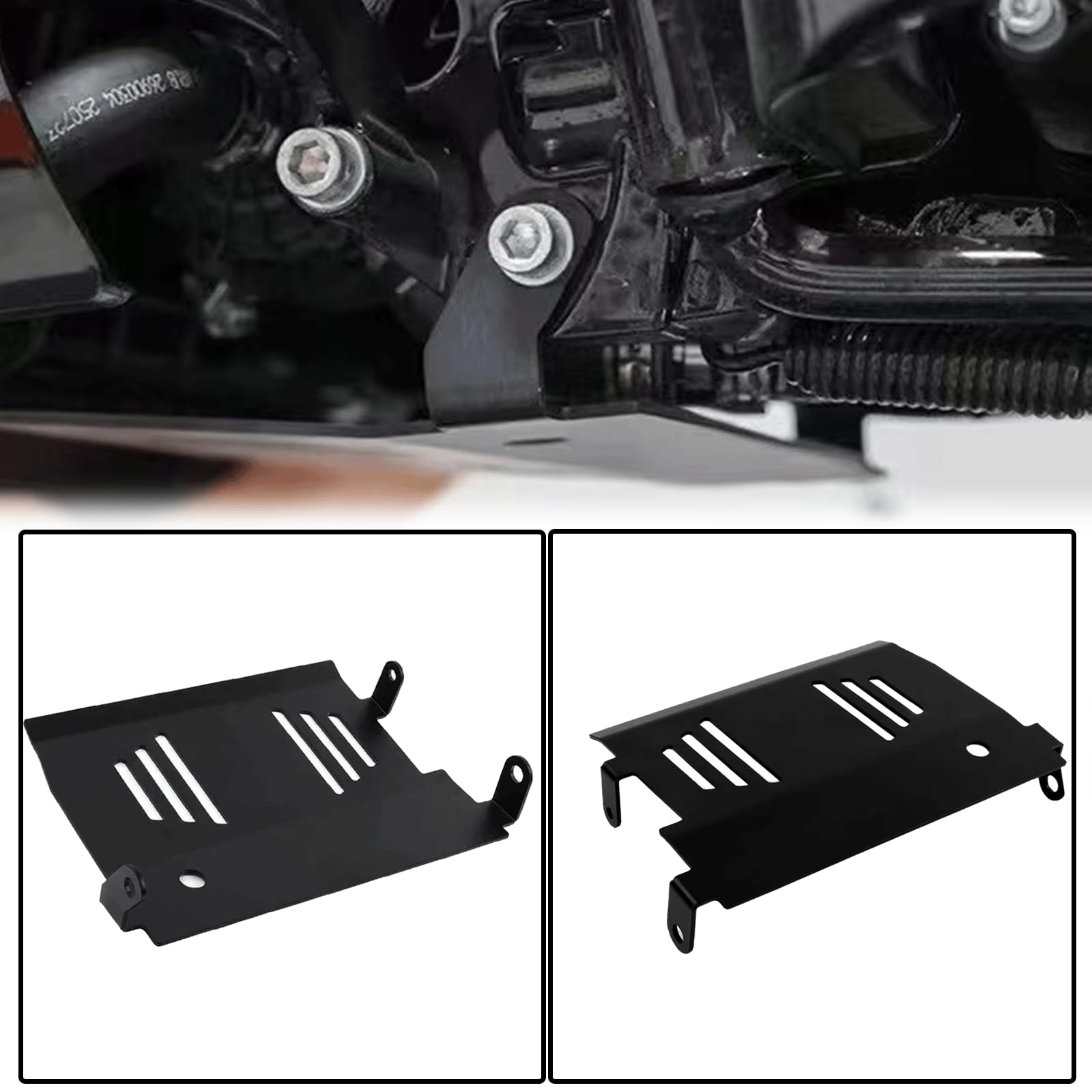 VPZMT Skid Plate Fit for Harley Touring, Road Glide, CVO Road Glide, Street Glide, CVO Street Glide, Special FLHXSE Lower Engine