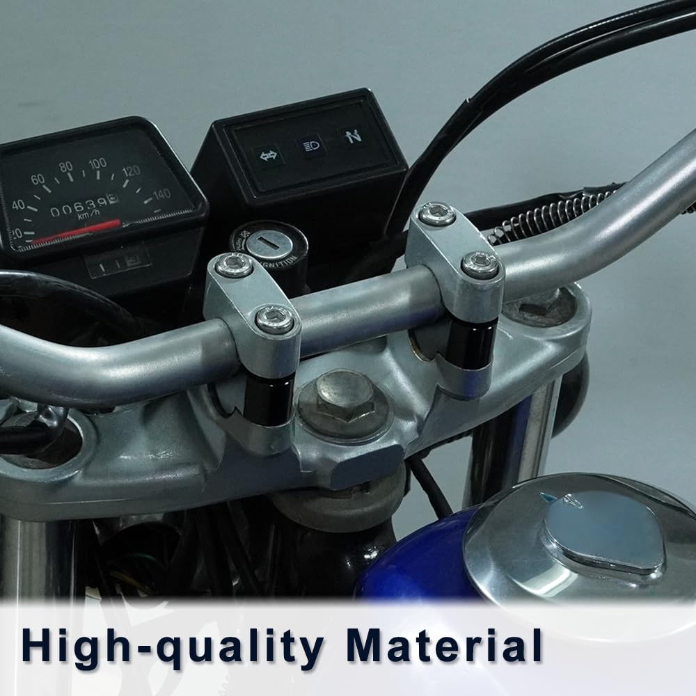 Xitomer 1 1/8'' 28.6Mm Motorcycle Adv Dirt Bike Handlebar Risers Without Clamps, Fit For Vfr1200X, Street Triple Rs, Street Trip
