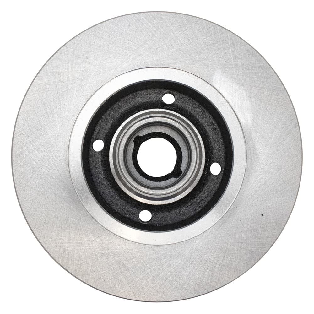 Trq Rear Brake Rotors Set Solid Compatible With 1999-2002 Volkswagen Cabrio 1990-1992 Corrado 1985-1999 Golf Jetta 1990-1993 Pas