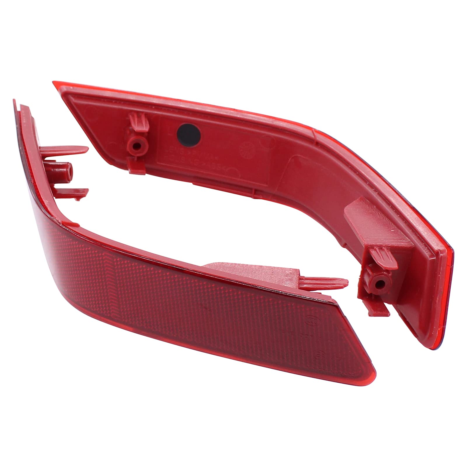 Applianpar Rear Driver And Passenger Side Bumper Reflector Cover For Nissan Rogue 2017-2019