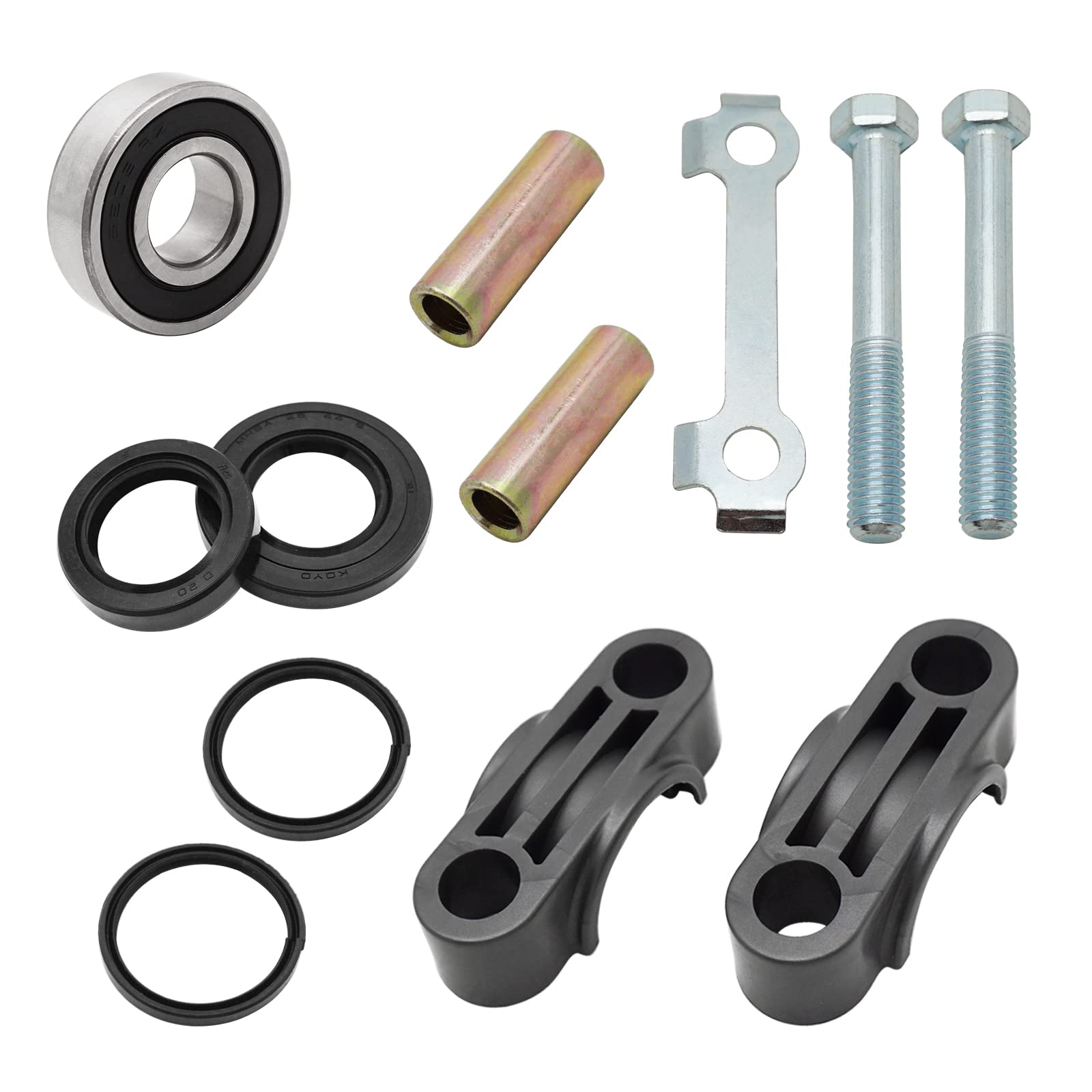 Steering Stem Bushing Bearing Seal Washer Rebulid Kit For Yamaha Banshee Big Bear Grizzly Raptor Warrior Kodiak Wolverine Yfz450 Bruin Timberwolf 660 350 400 450 700 600 550