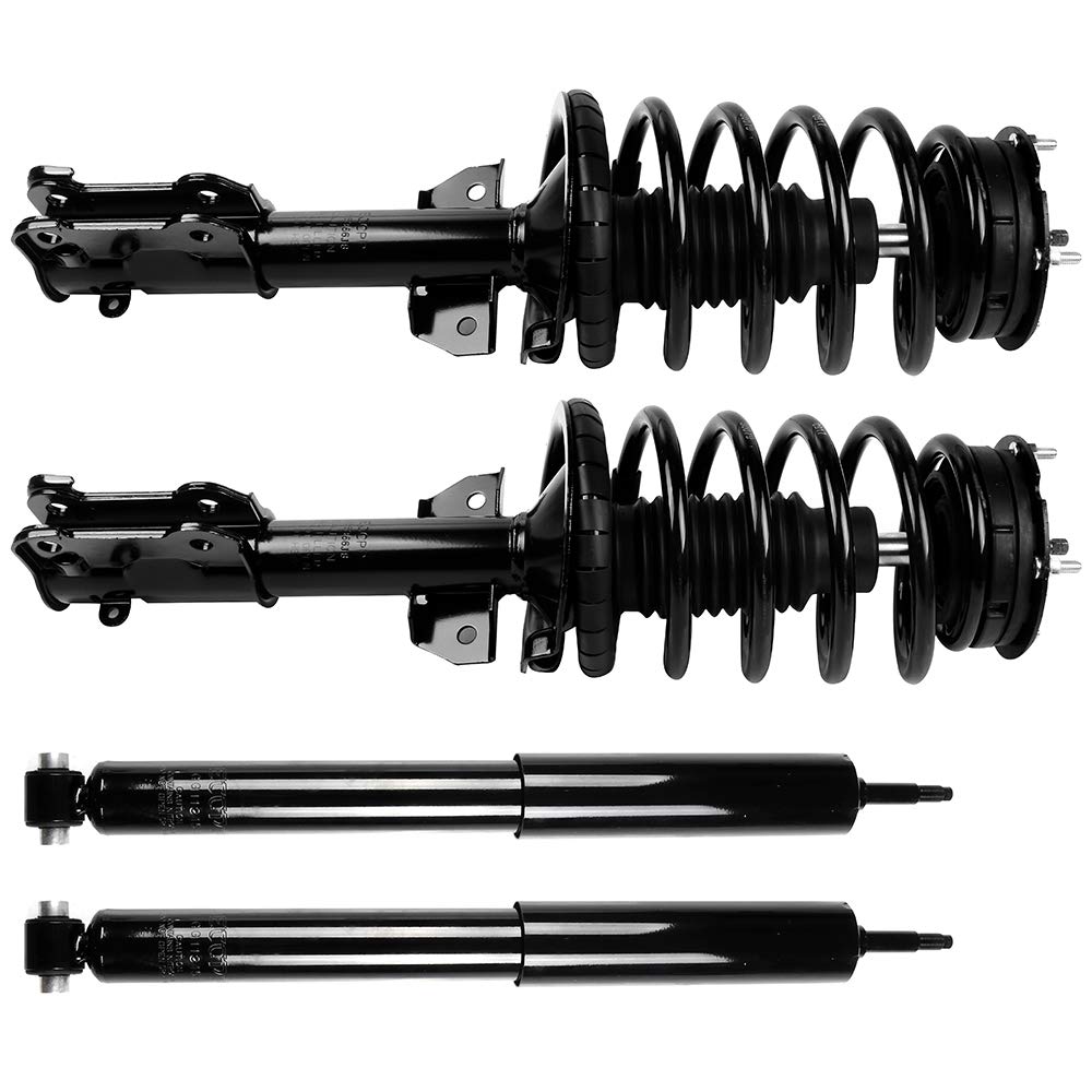Lsailon Front Complete Struts + Rear Shock Absorbers Replacement For 2005 2006 2007 2008 2009 2010 For Ford Mustang Set Of 4