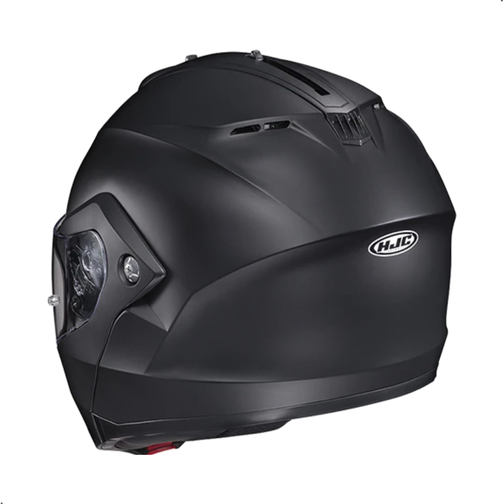 Hjc C91 Solid Modular Motorcycle Helmet With Hj-17 Pinlock Shield, Dot Approved(Semi Flat Black, X-Large)