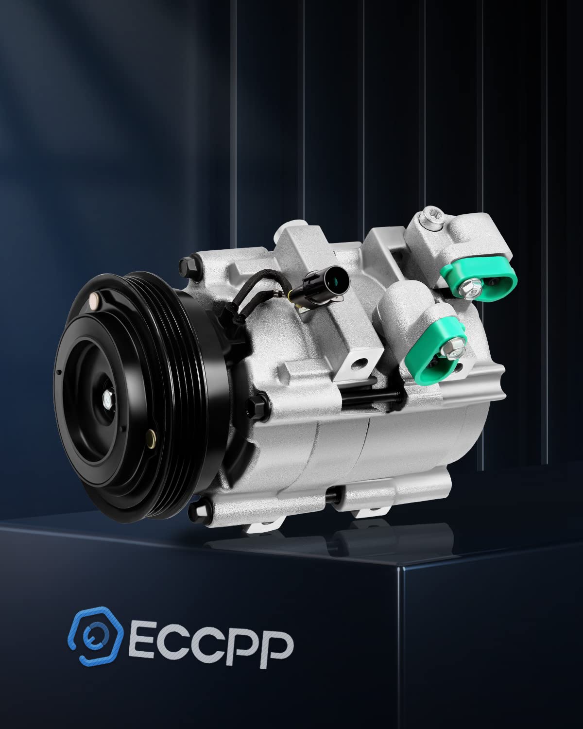 Eccpp Ac Compressor With Clutch 2003-2006 Fit For Kia Sorento 3.5L Air Conditioning Compressor