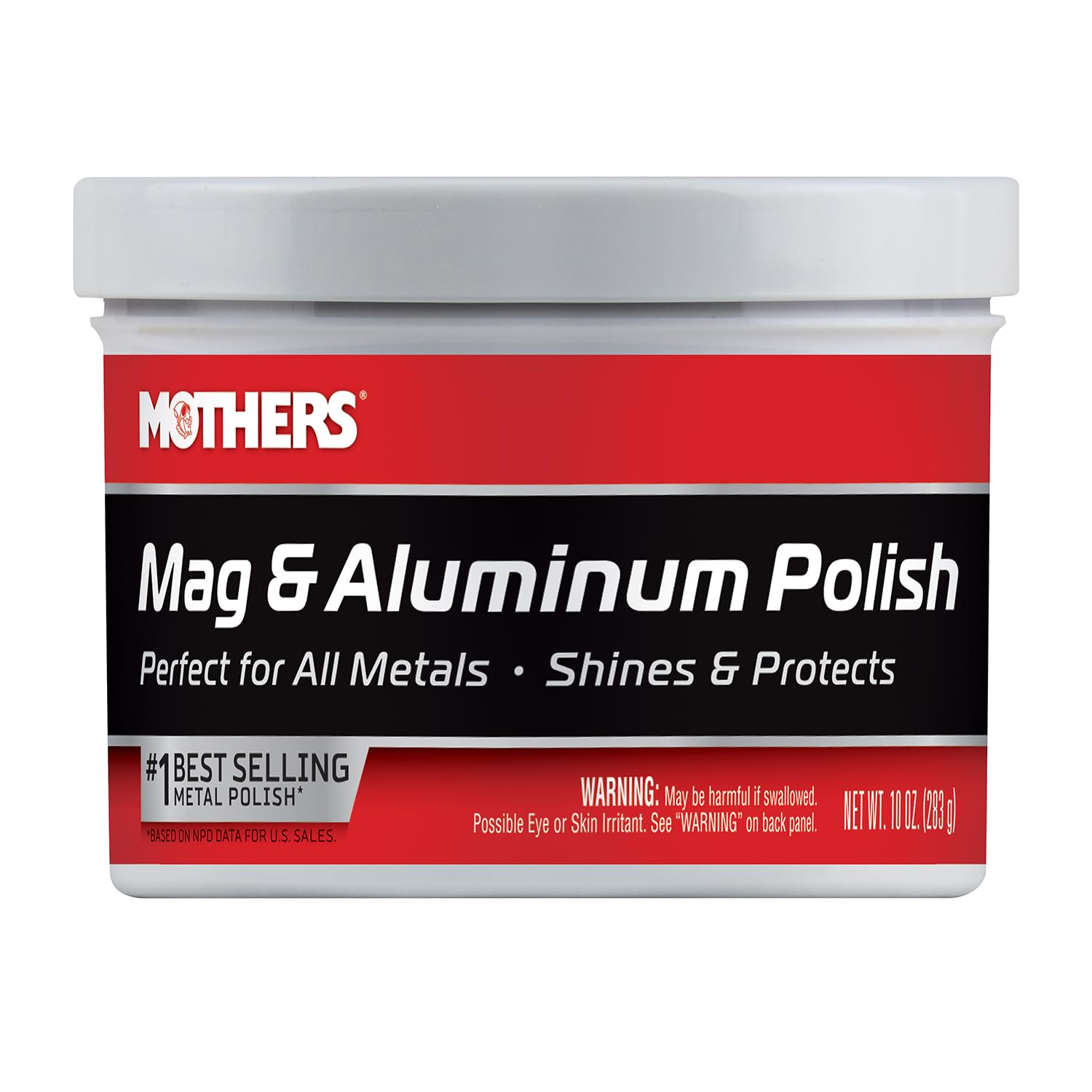 Mothers 05101 Mag & Aluminum Polish - 10 Oz