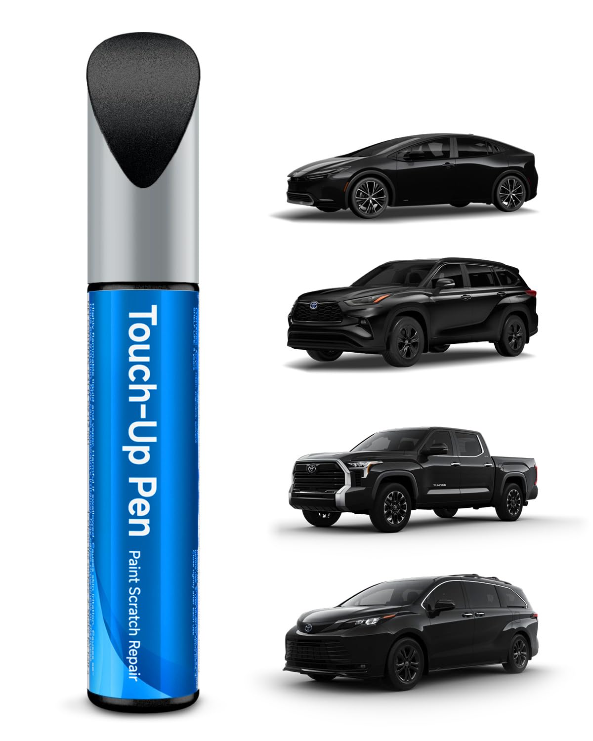 218 Attitude/Midnight Black Metallic Touch Up Paint Compatible with Toyota Exact Match Touch Up Paint Car Scratch Repair