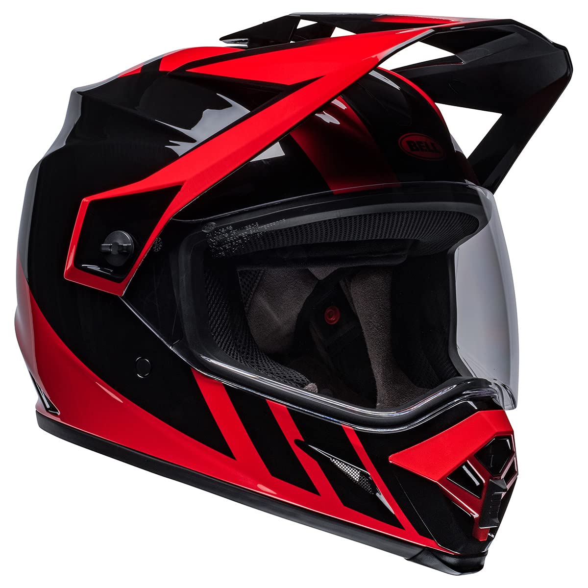 Bell Mx-9 Adventure Mips Helmet (Dash Gloss Black/Red - X-Large)