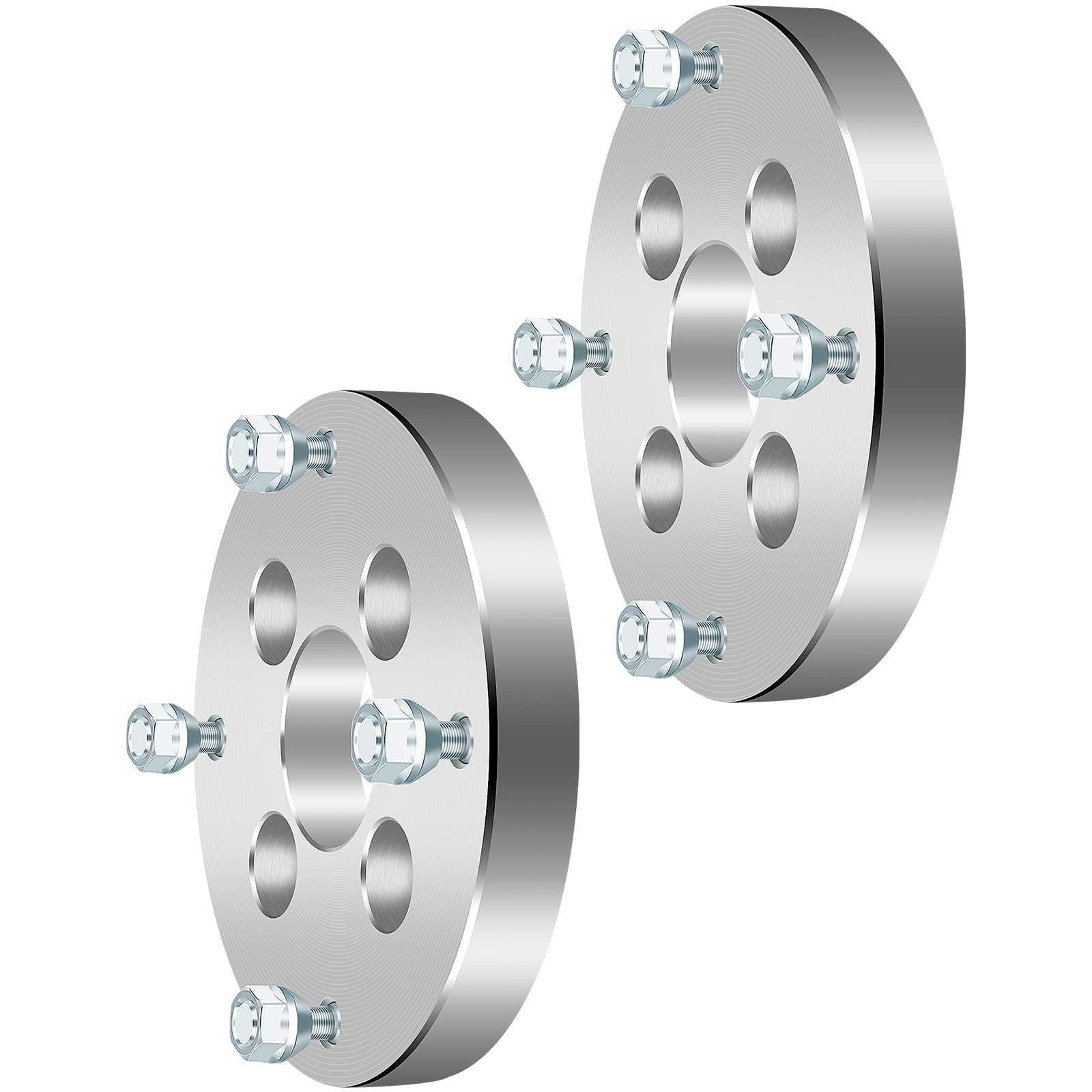 Eccpp 2Pcs 4 Lug 1 Inch Wheel Spacers Adapters 4X4 To 4X156 10X1.25 64Mm Compatible With 2008-2010 For Outlaw 450 2008-2017 For Outlaw 50 2007-2014 For Outlaw 90