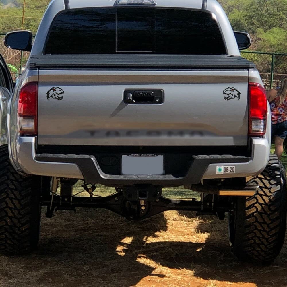 Shenwinfy Redeye Dinosaur Metal Emblem for Dodge RAM TRX 1500 2500 3500 - Black Redeeye-1