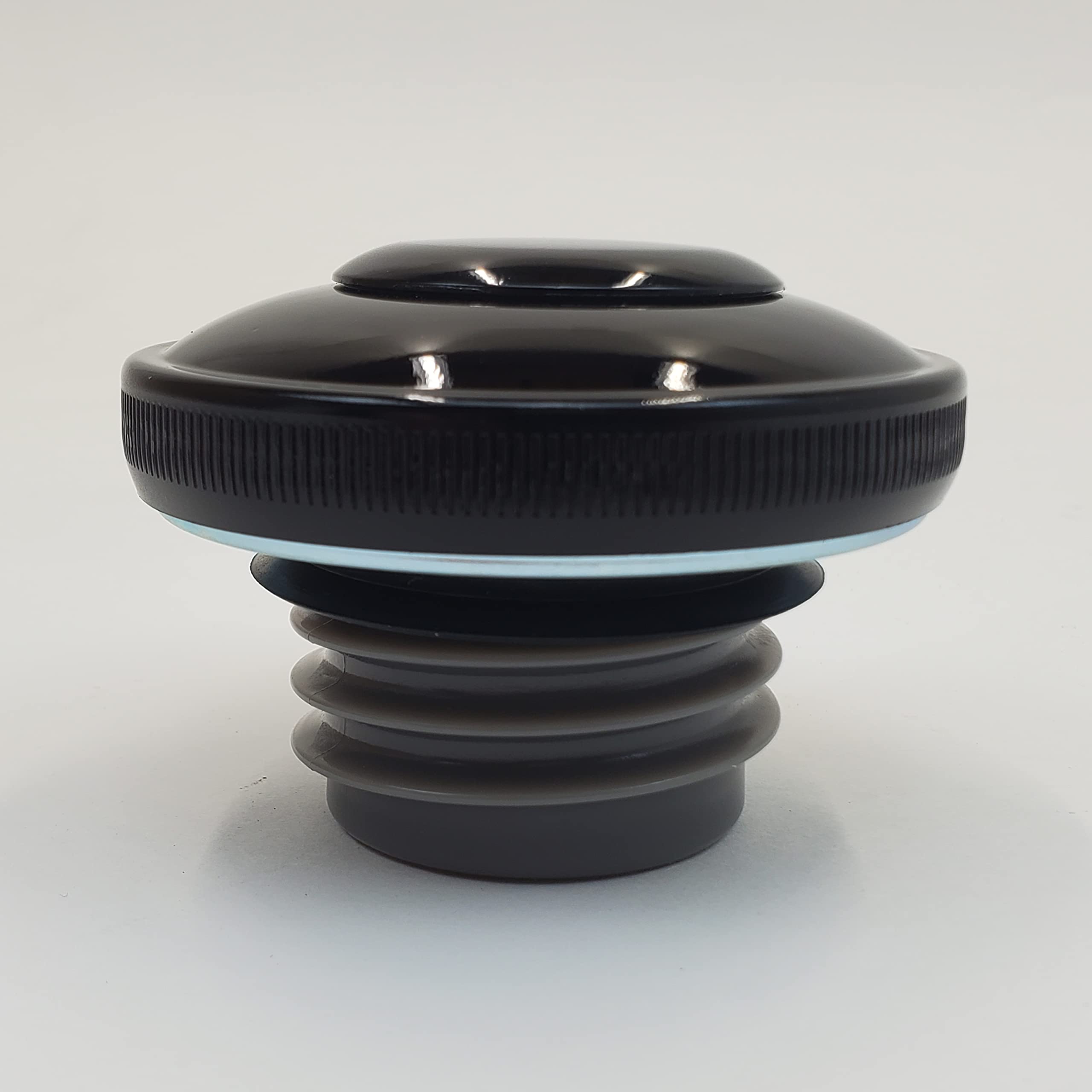 Gloss Black Locking Gas Cap for 1996-2022 Harley Street Glide, Electra Glide, Road Glide, Road King, Softail, Dyna & Sportster M