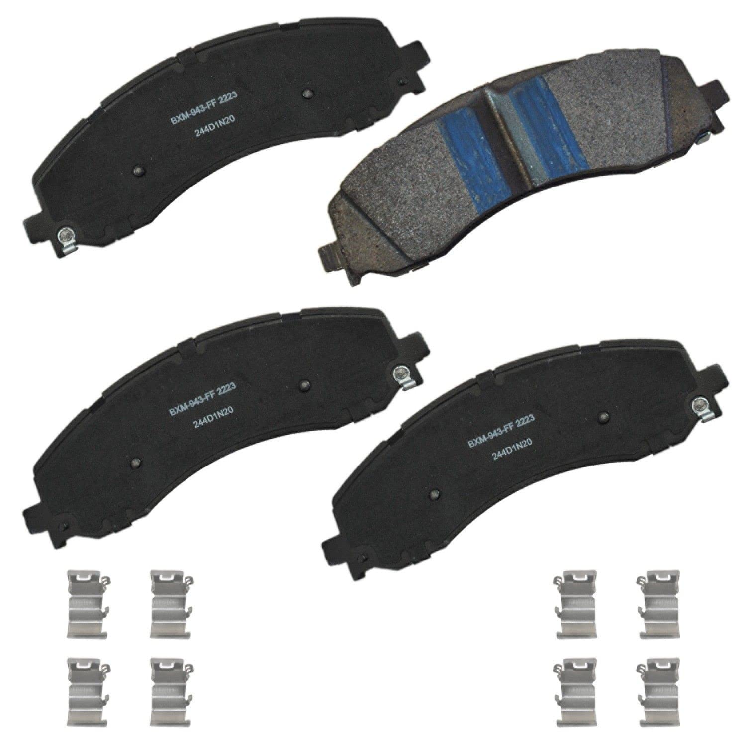 Bendix Premium Sbm2223 Semi-Metallic Front Brake Pads For Ram 2500 2023-2019, 3500 2023-2019, 4000 2020-2019