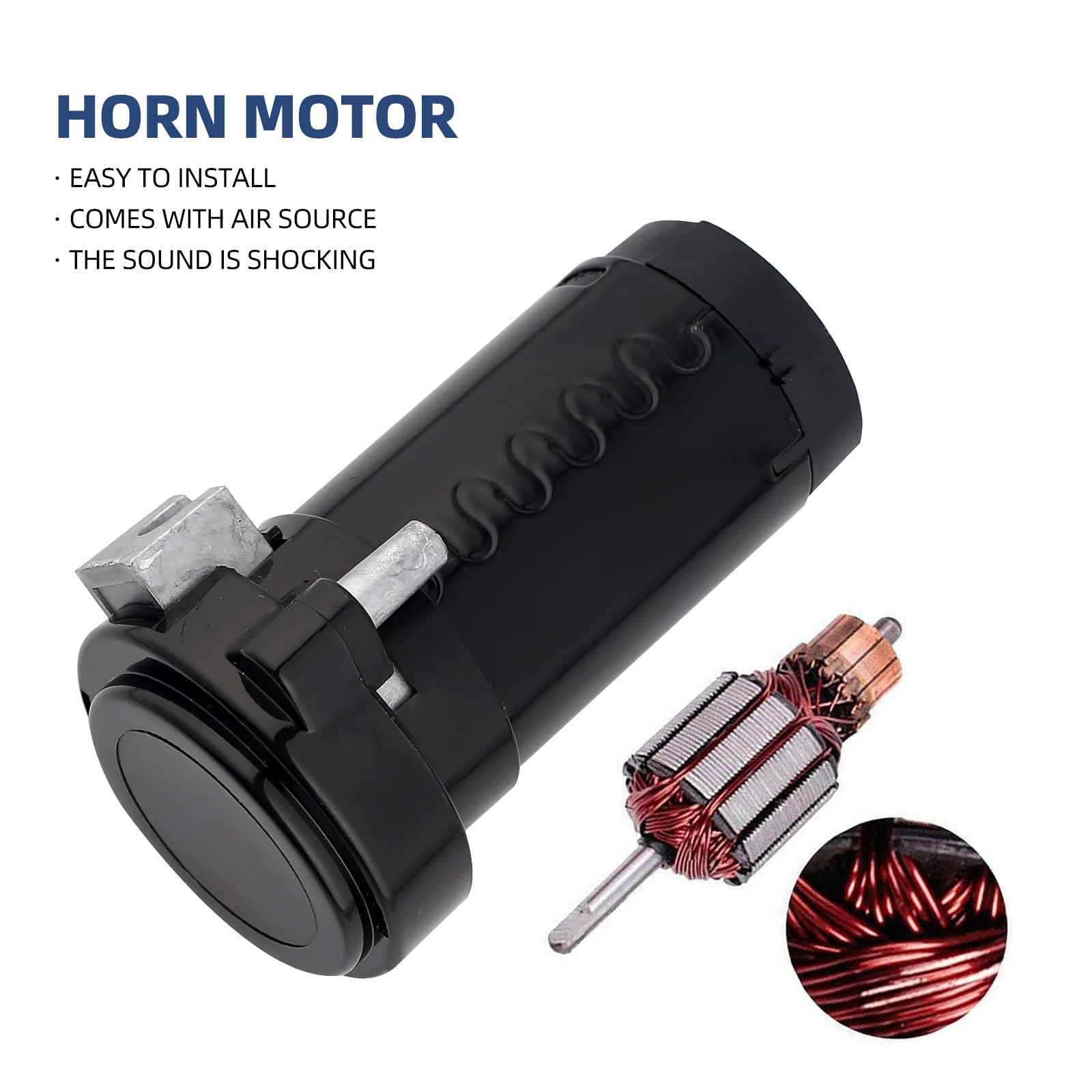 Train Horn Kit, Suitable For Trucks/Cars/Semi Trailers. 4 Speakers, Ultra Loud Db. The Air Horn With Compressor Is Suitable For