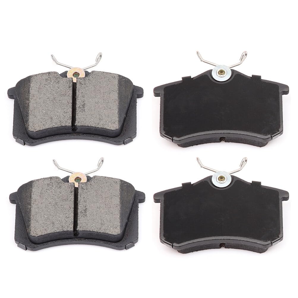 Eccpp D340-7335 4Pcs Rear Ceramic Disc Brake Pad Set - Fit For Audi A4 (1997-2006), A6 (2000-2004), A8 Quattro (2000-2003)