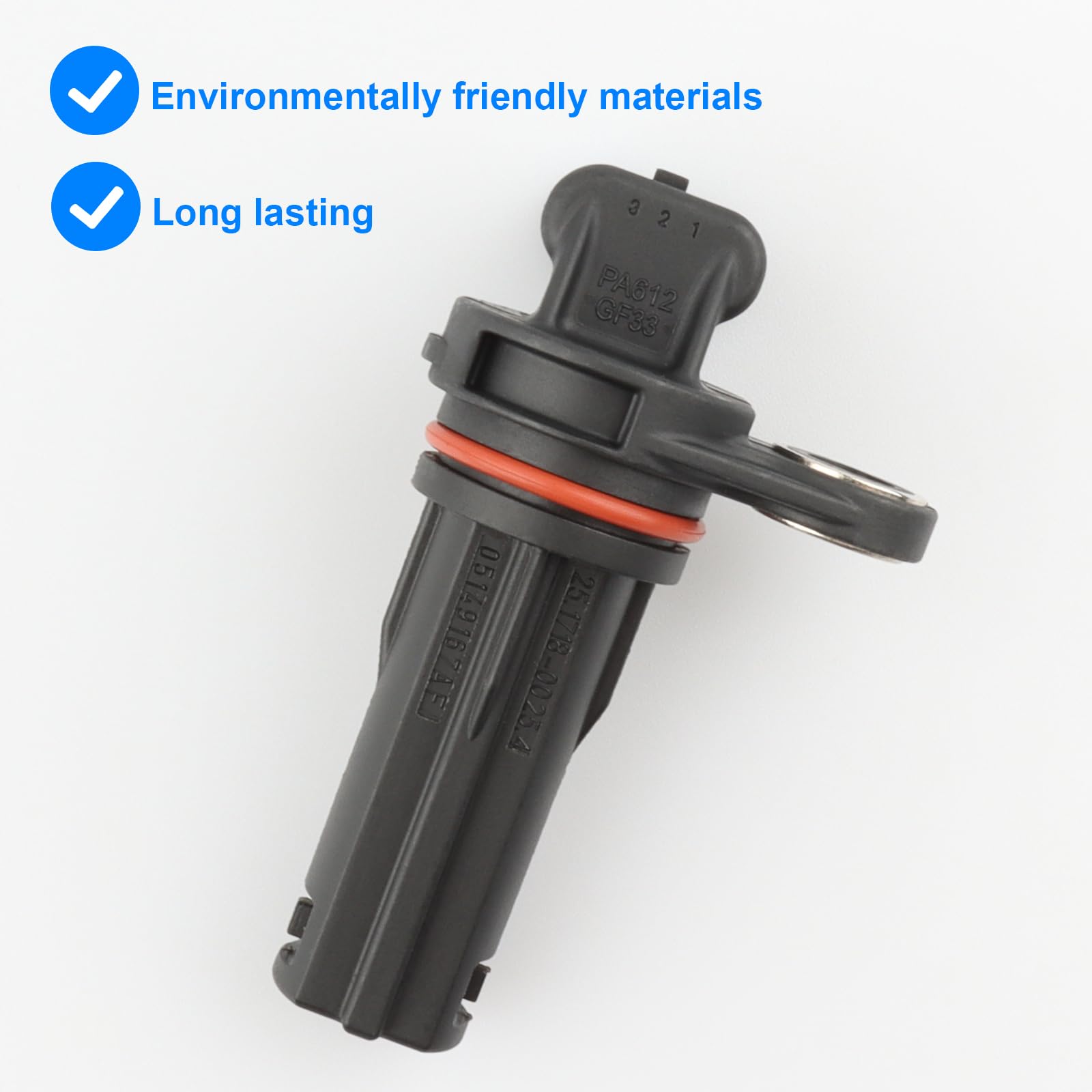 Crankshaft Position Sensor, Crank Sensor Replace S10404 5149167AF Compatible with Chrysler Dodge Jeep 3.6L - Wrangler JK 300 Tow