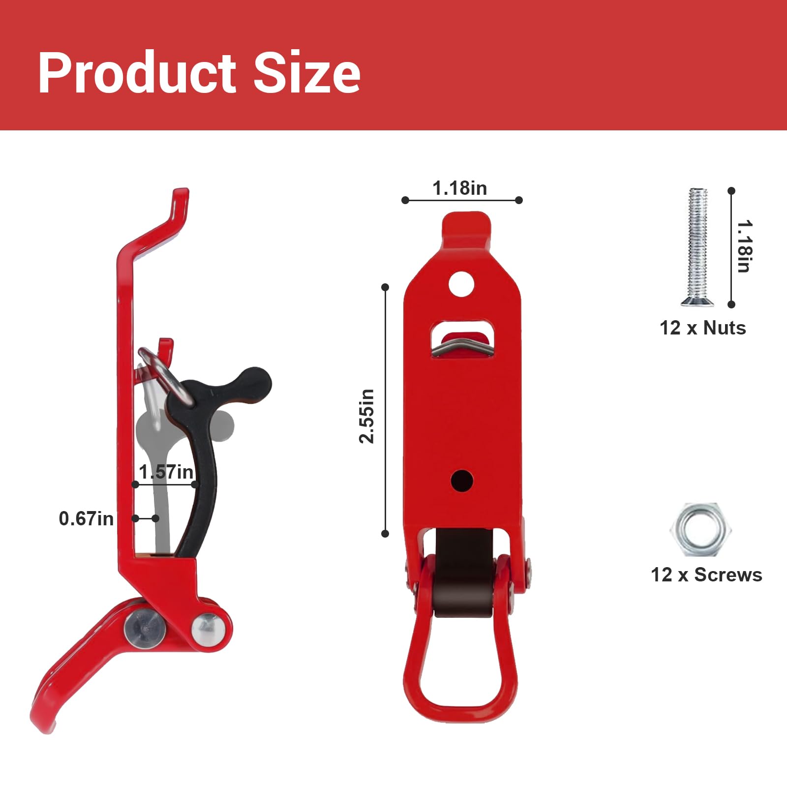 YSaekYeo 6 Pcs Shovel Mount for Roof Rack, Metal Rubber Clamps, Wall Mounting Brackets, Quick Release Axe Holder Mount Kit, Car