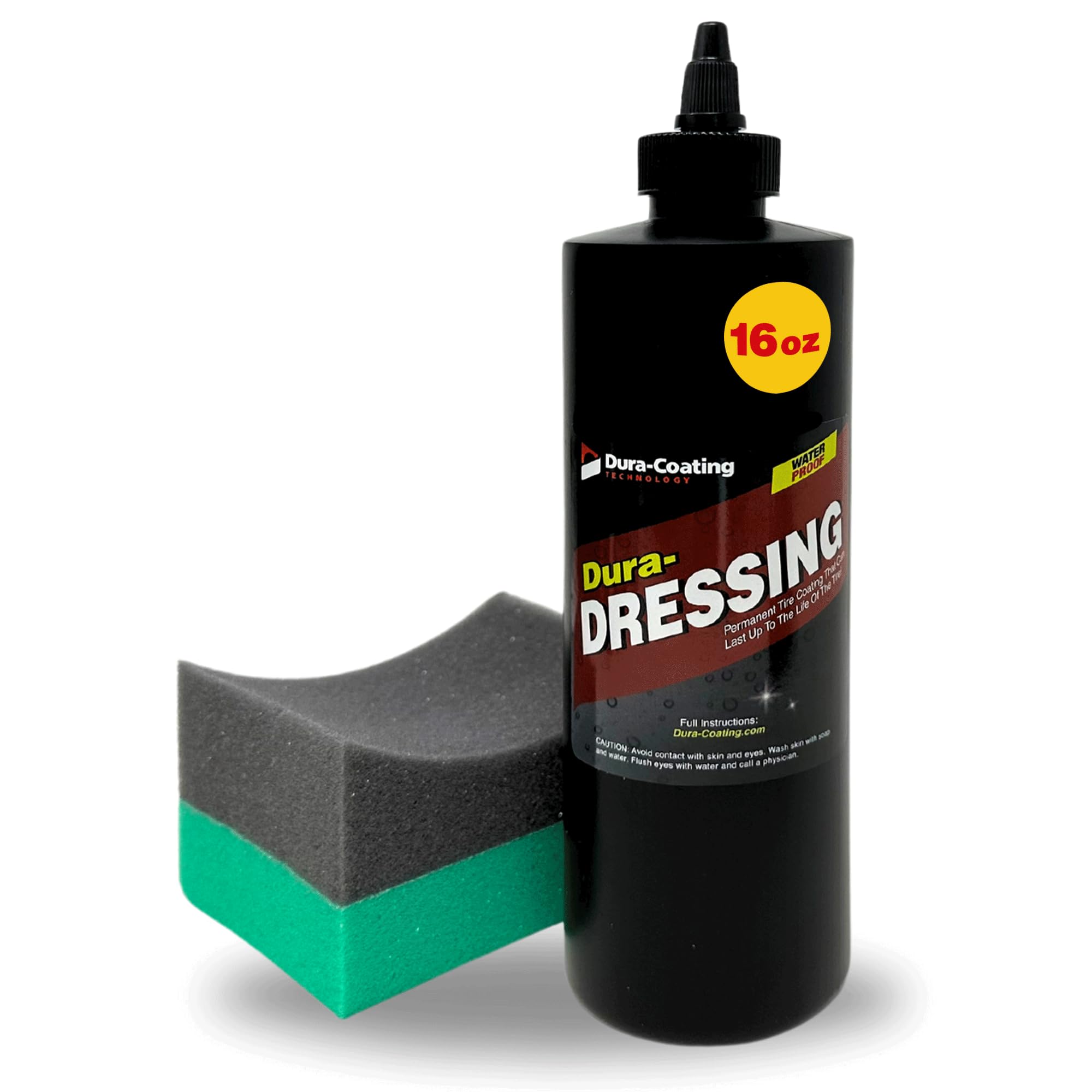 Xxl Dura-Dressing Re-Load For Tires Already Coated With Dura-Dressing, 16 Oz. Bottle - Tire Dressing Kit - Made In The Usa To En