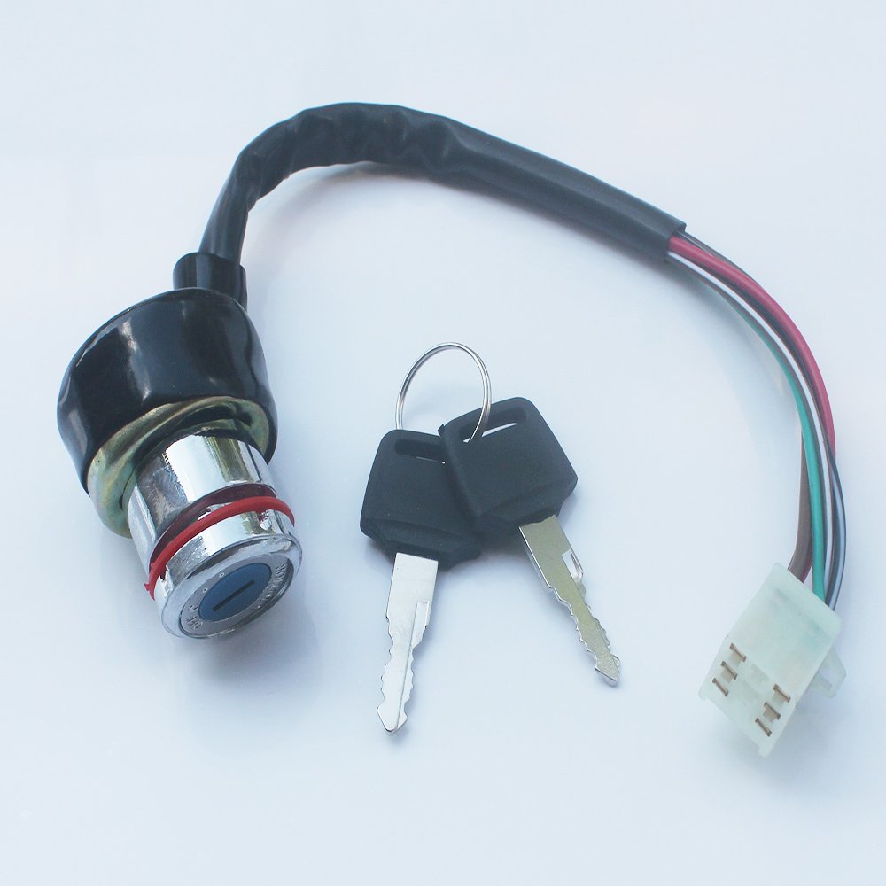 Kipa 6-Wires Key Ignition Switch For Kazuma Meerkat 50Cc Falcon 90Cc 110Cc 125Cc Redcat Atv Quad