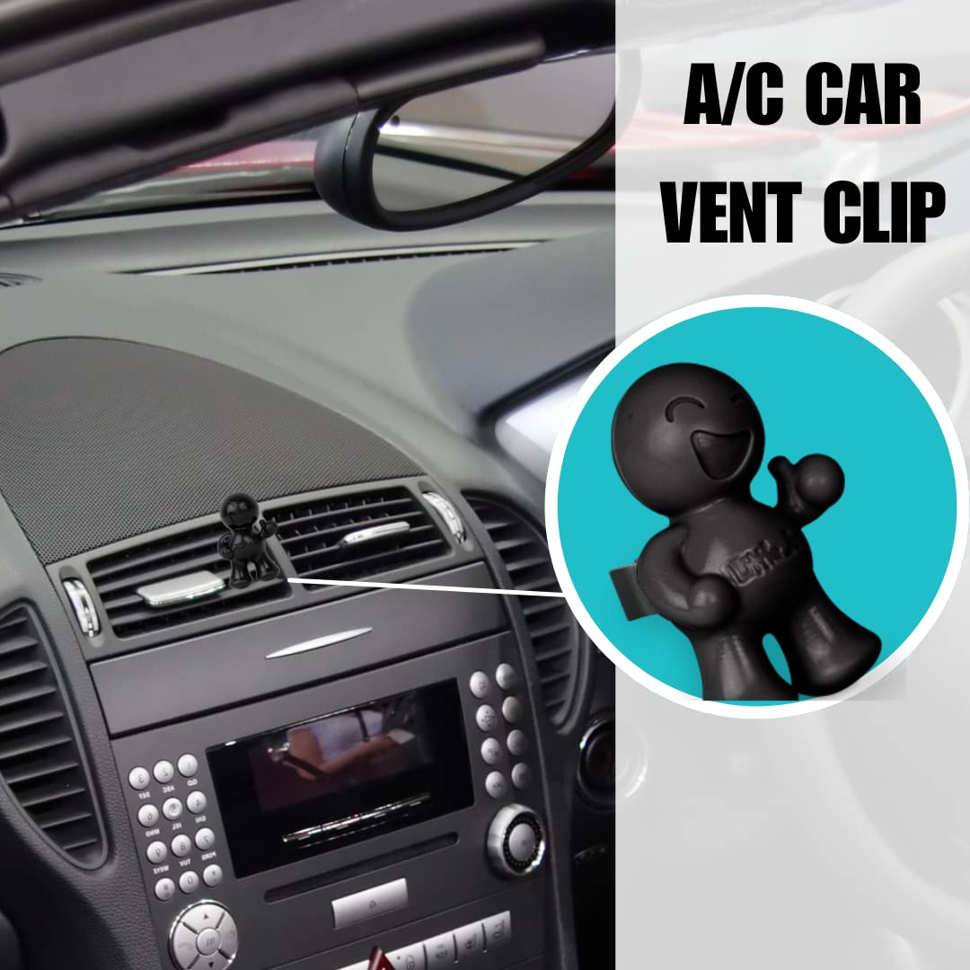 Stoner Car Care Little Joe Black Velvet Scent Car Air Freshener, Pack of 6, Clips to A/C Vent, Alcohol-Free, Non-Toxic