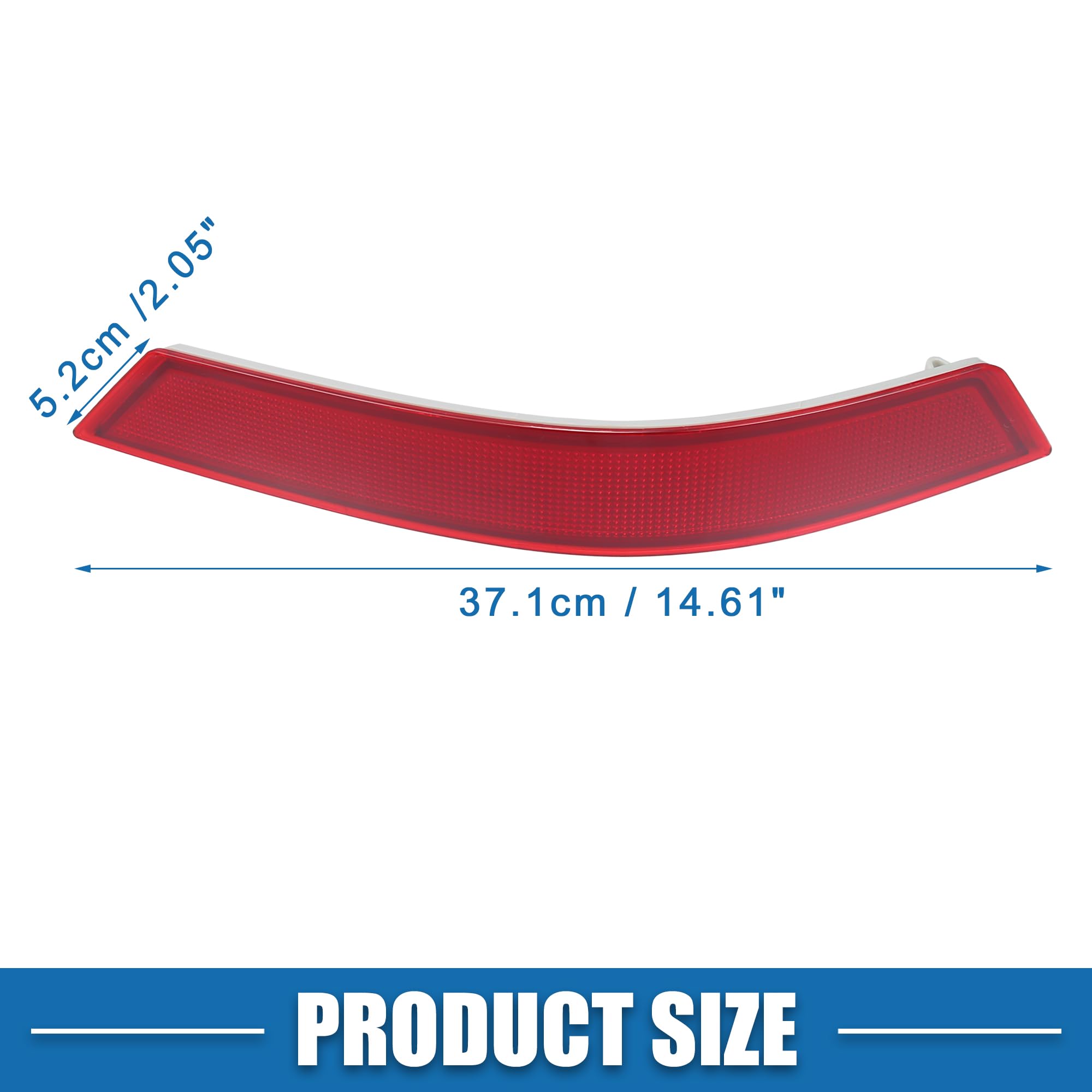 A Absopro Rear Left Reflector Strip No.A1648201574 Bumper Reflective Cover Trim For Mercedes-Benz Ml550 2008-2010