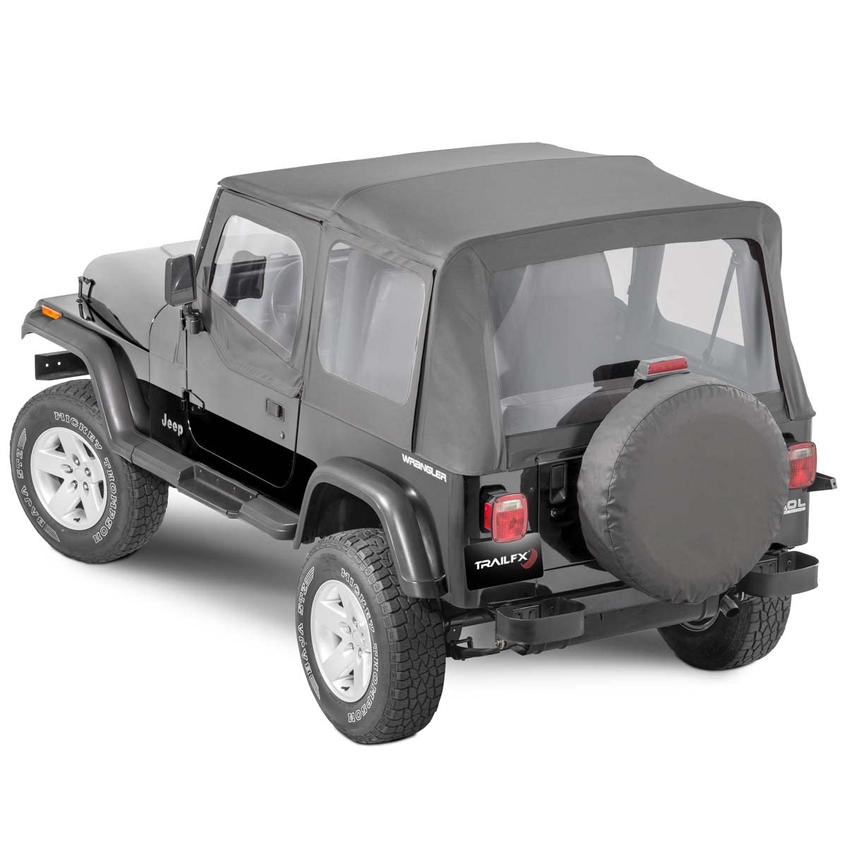 Trailfx Jtoe001 Rplc Soft Top Skin W/ Dr Skins