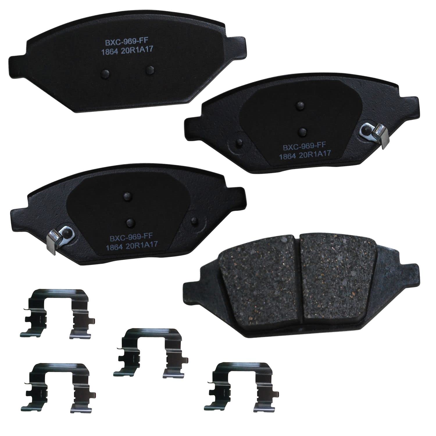 Bendix Premium Sbc1864 Ceramic Front Brake Pads For Chevrolet Spark 2022-2016